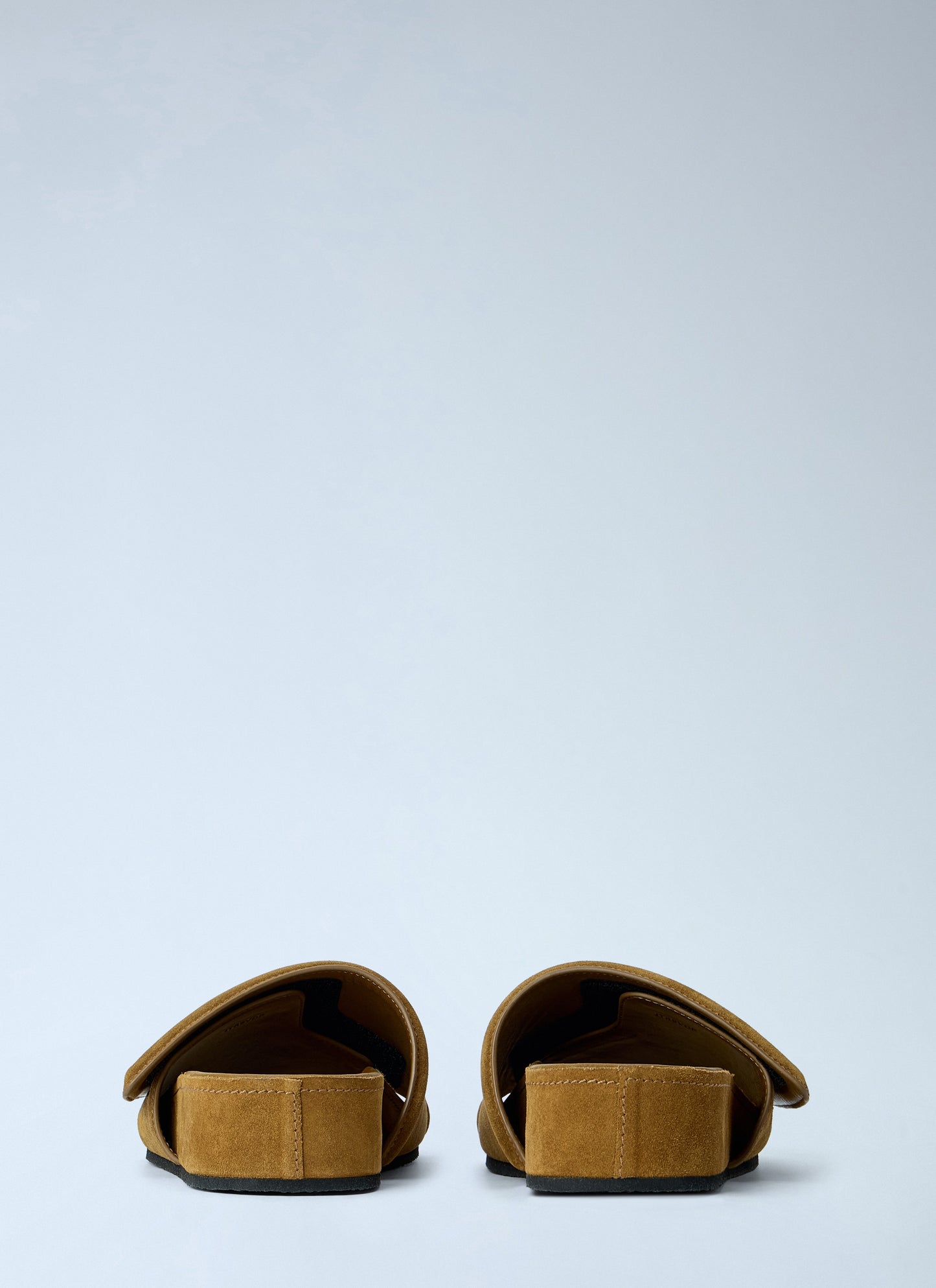 Phoebe Philo Women Suede Chunky-Sole Slide Sandals PHOEBE PHILO