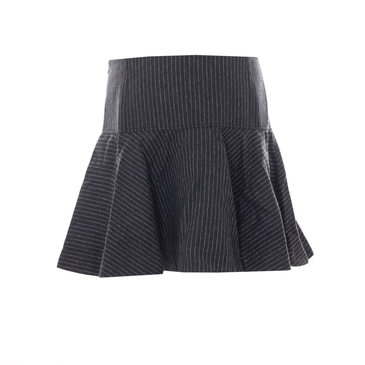 Ganni Women Pinstripe Flannel Mini Skirt GANNI