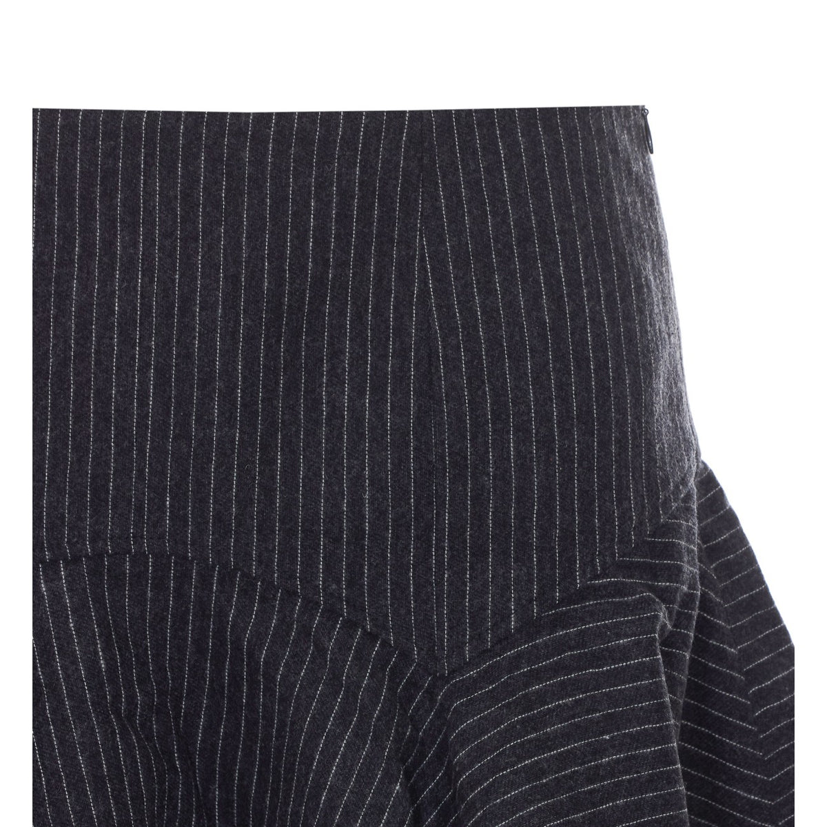 Ganni Women Pinstripe Flannel Mini Skirt GANNI