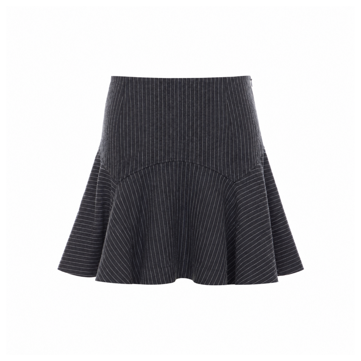 Ganni Women Pinstripe Flannel Mini Skirt GANNI