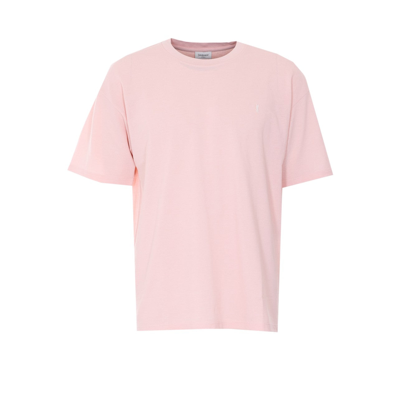 Saint Laurent Men Piquet Cassandre Oversize T-Shirt SAINT LAURENT