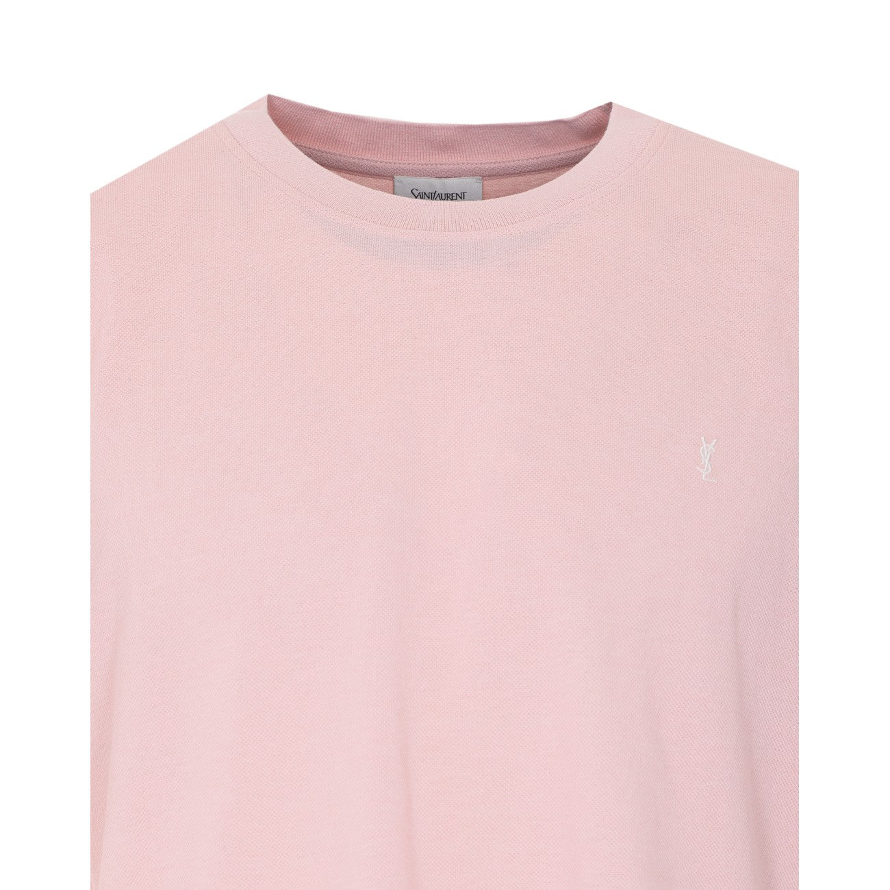 Saint Laurent Men Piquet Cassandre Oversize T-Shirt SAINT LAURENT