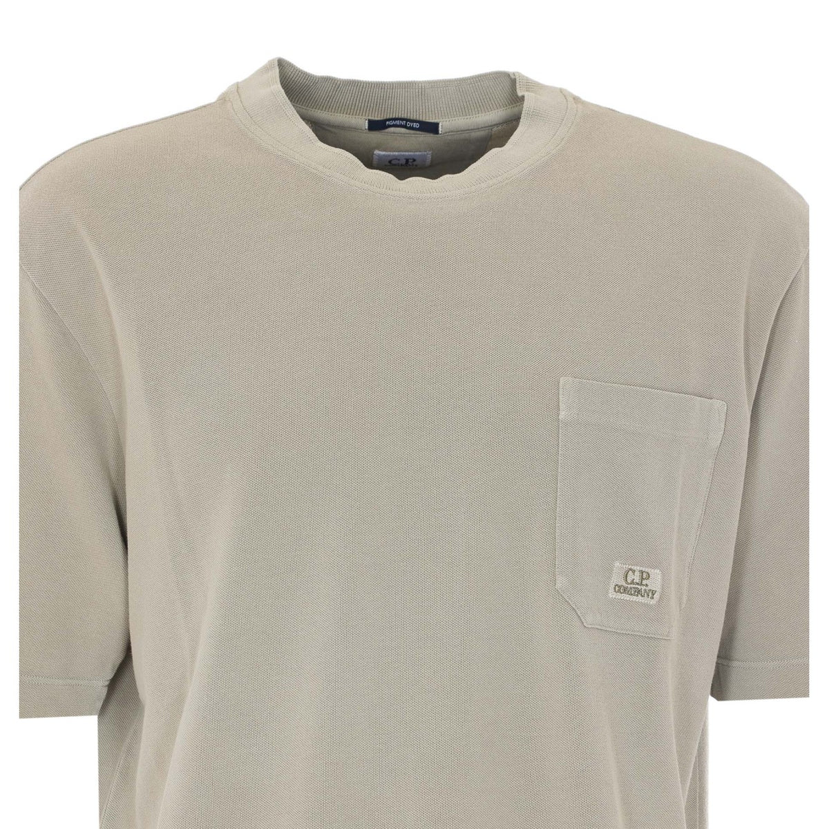 C.P. Company Men Piquet Logo T-Shirt C.P. COMPANY