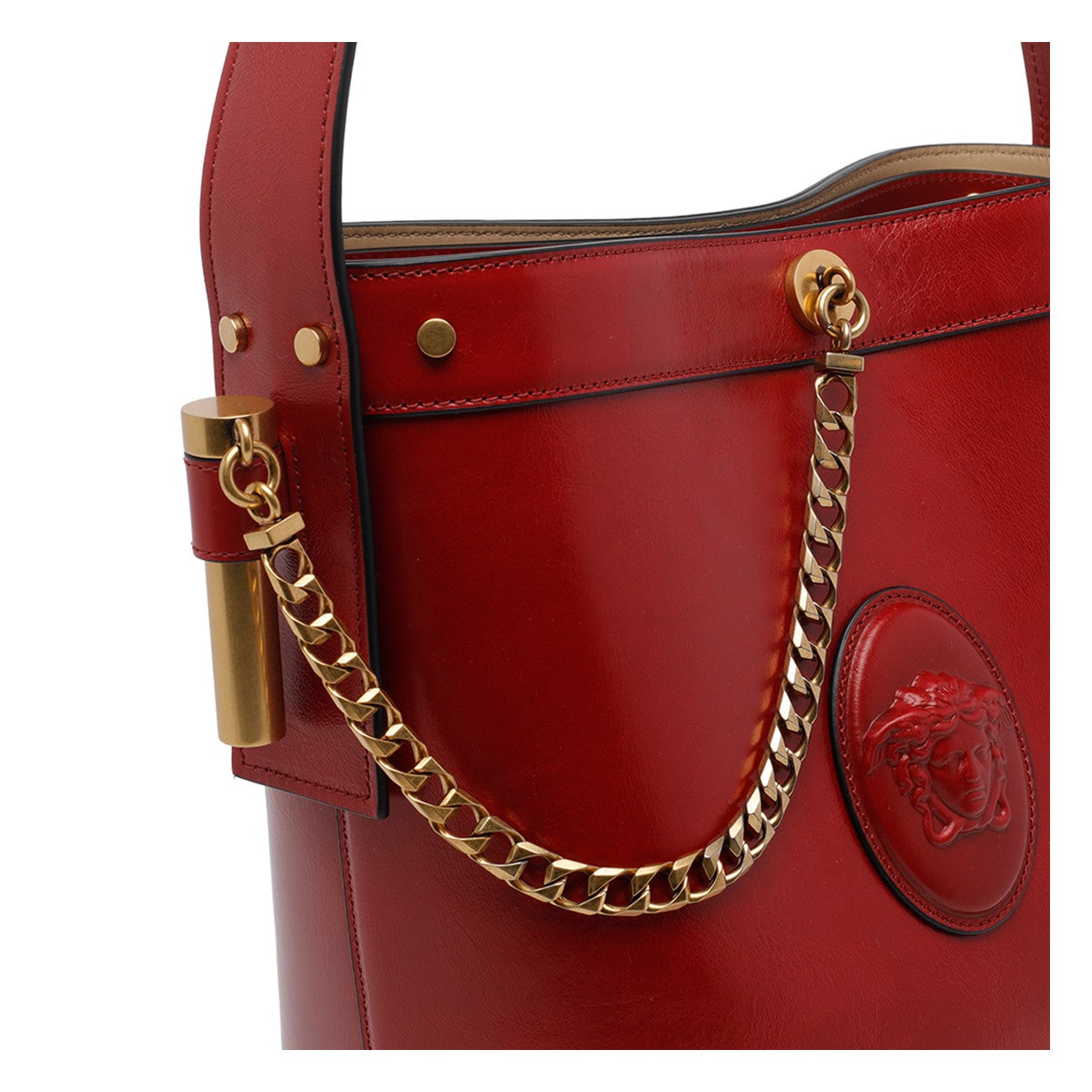 Versace Women Pivot Small Bucket Bag VERSACE