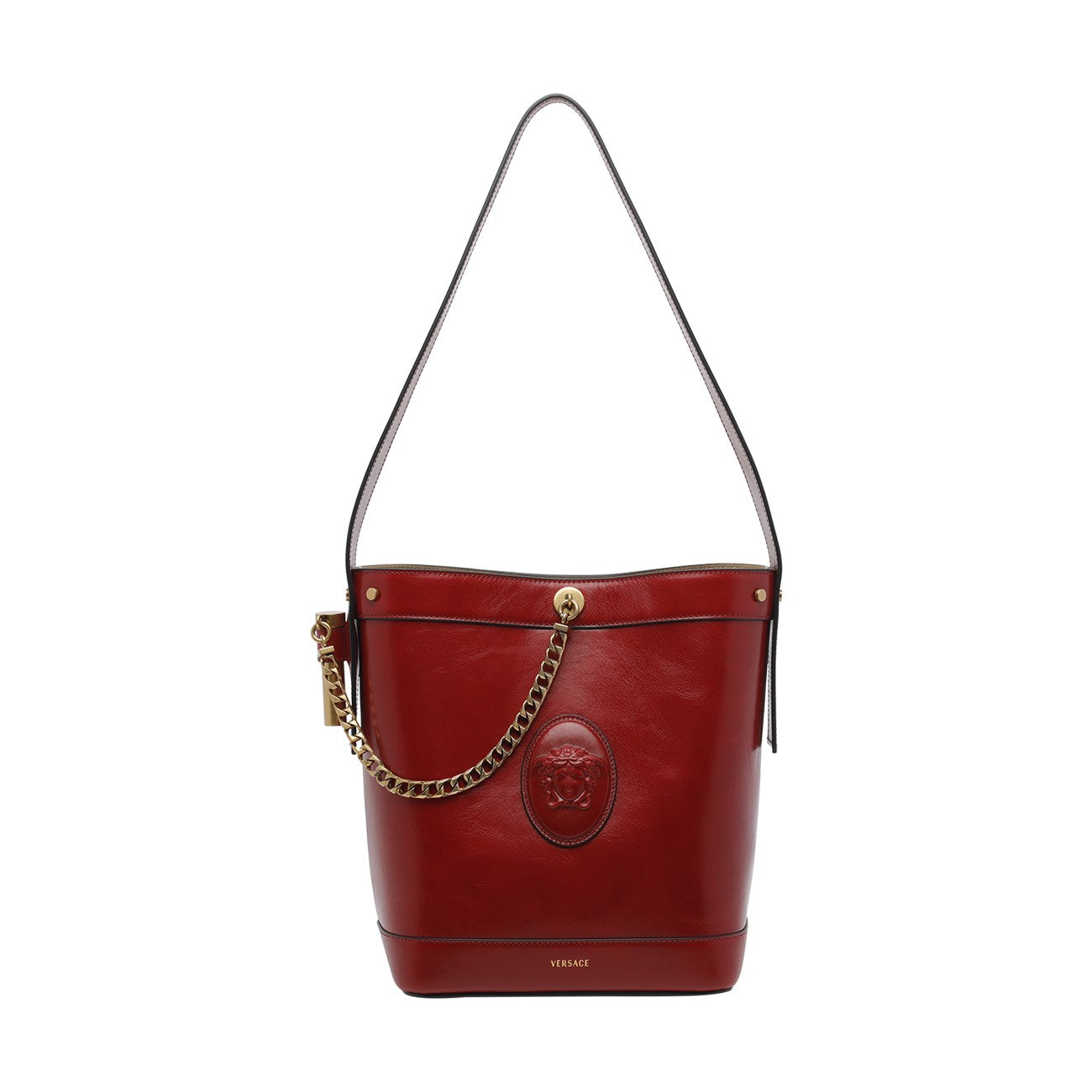 Versace Women Pivot Small Bucket Bag VERSACE