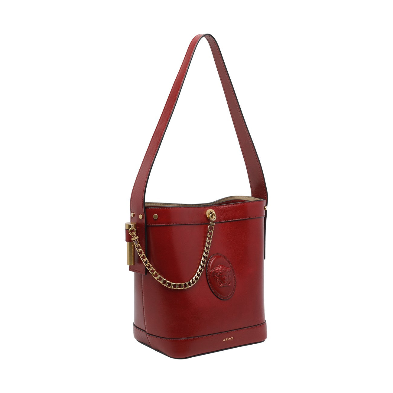 Versace Women Pivot Small Bucket Bag VERSACE