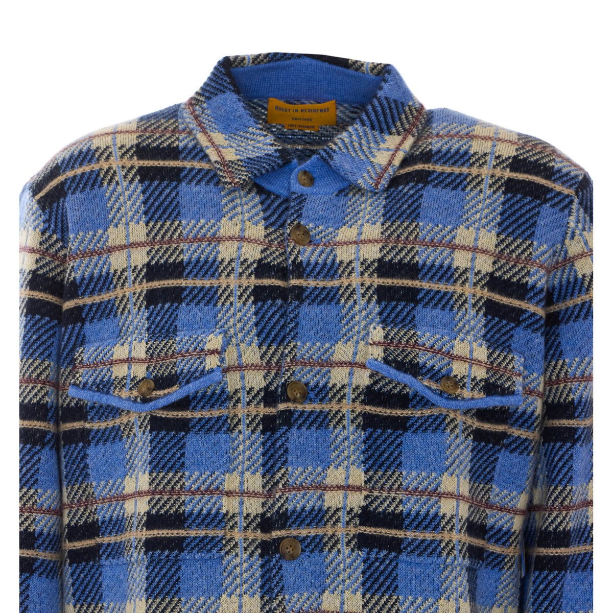 Guest In Residence Men Plaid Work Shirt GUEST IN RESIDENCE