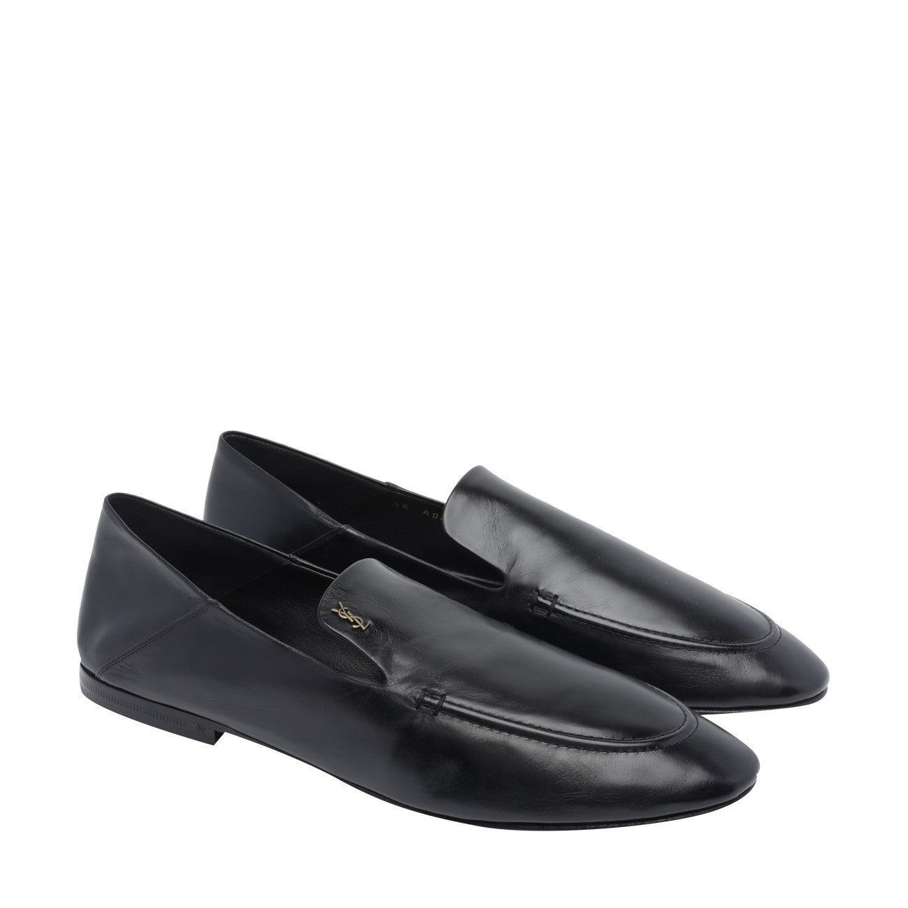 Saint Laurent Men Plain Leather Loafers SAINT LAURENT