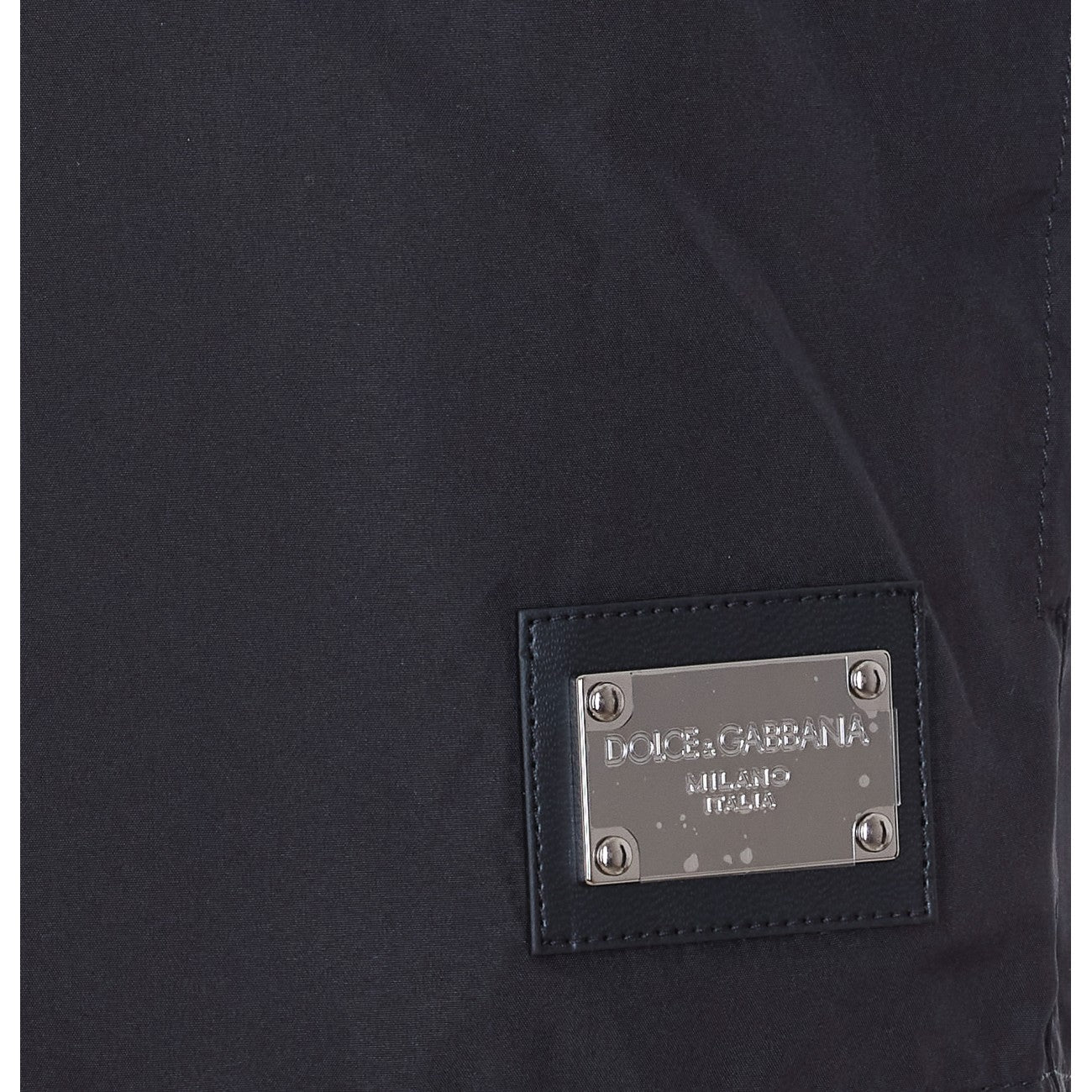 Dolce&Gabbana Men Plaque Logo Swimwear DOLCE & GABBANA