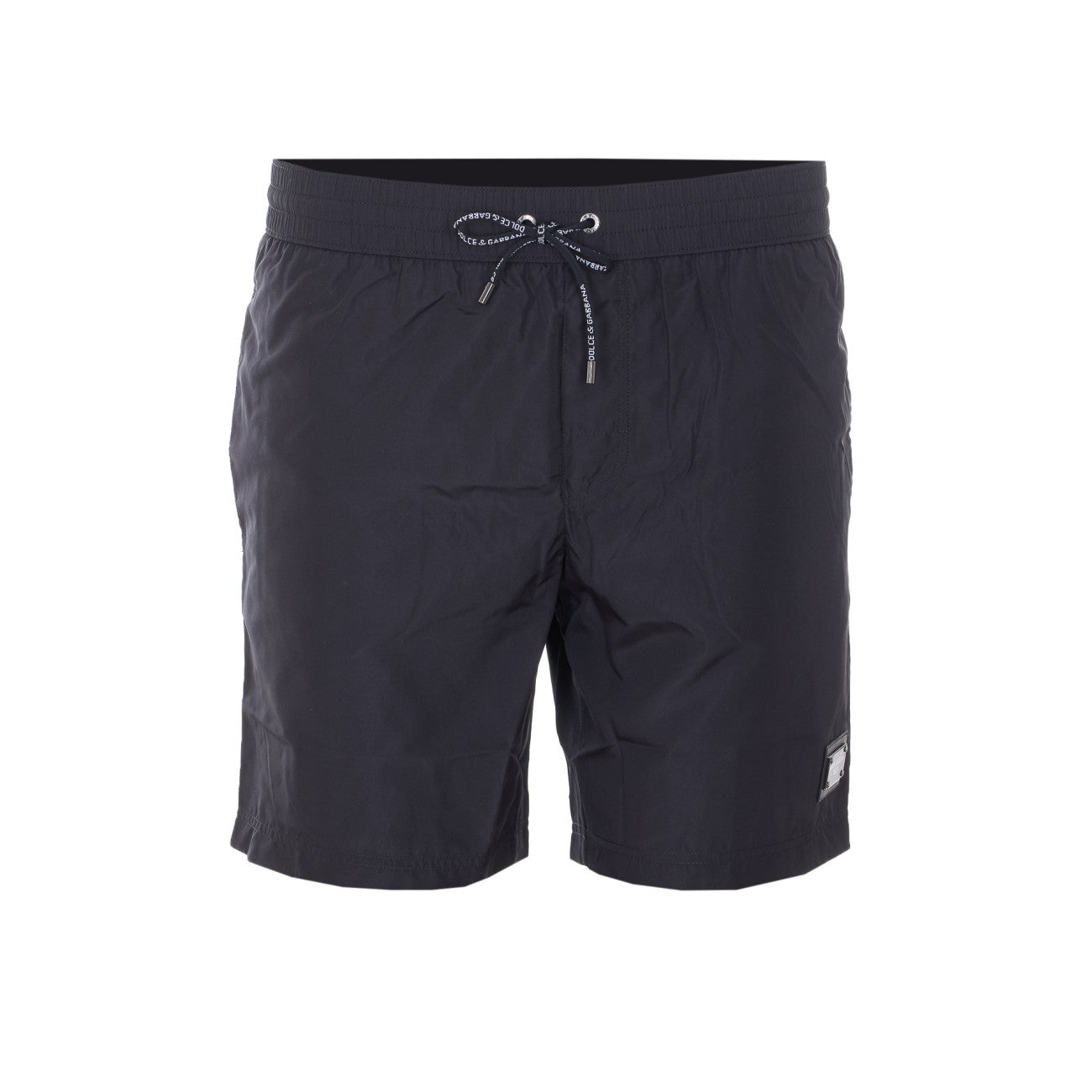 Dolce&Gabbana Men Plaque Logo Swimwear DOLCE & GABBANA