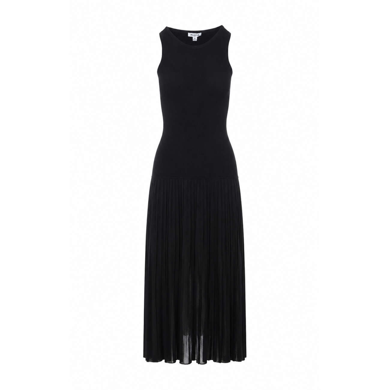 Alaia Women Pleated Sheer Dress ALAIA