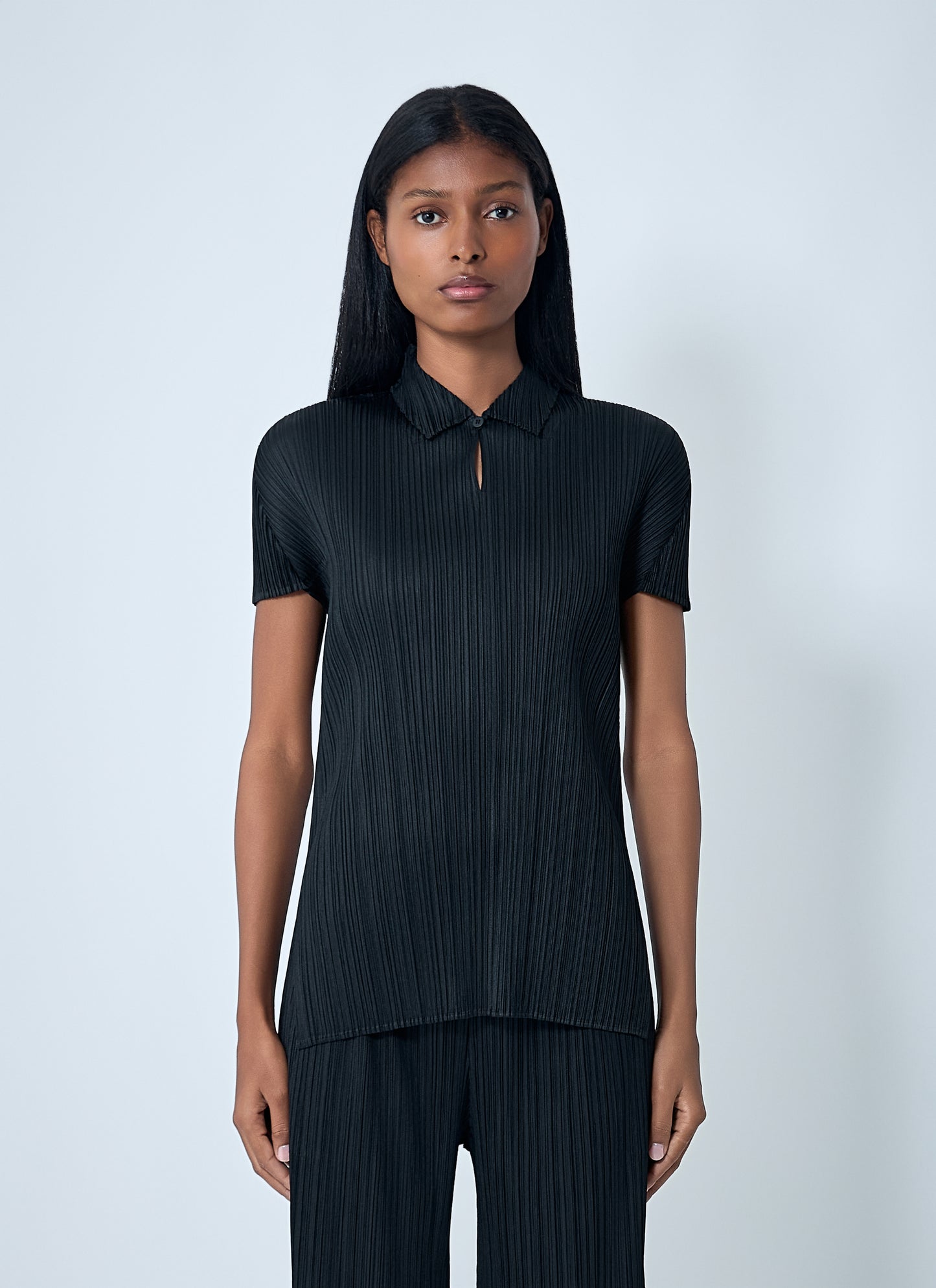 Pleats Please Issey Miyake Women Pleated Shirt