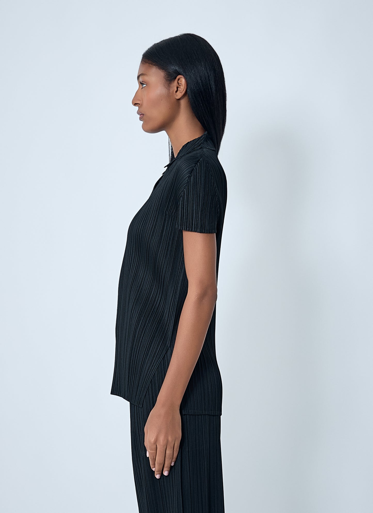 Pleats Please Issey Miyake Women Pleated Shirt