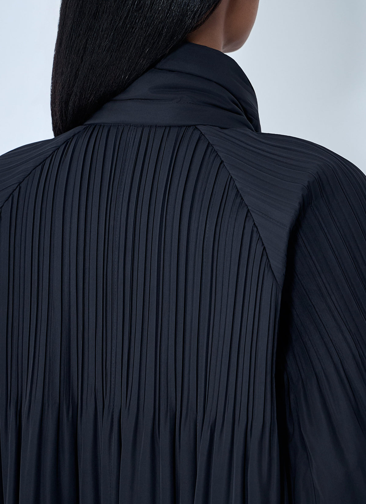 Pleats Please Issey Miyake Women Pleated High-Neck Coat PLEATS PLEASE ISSEY MIYAKE