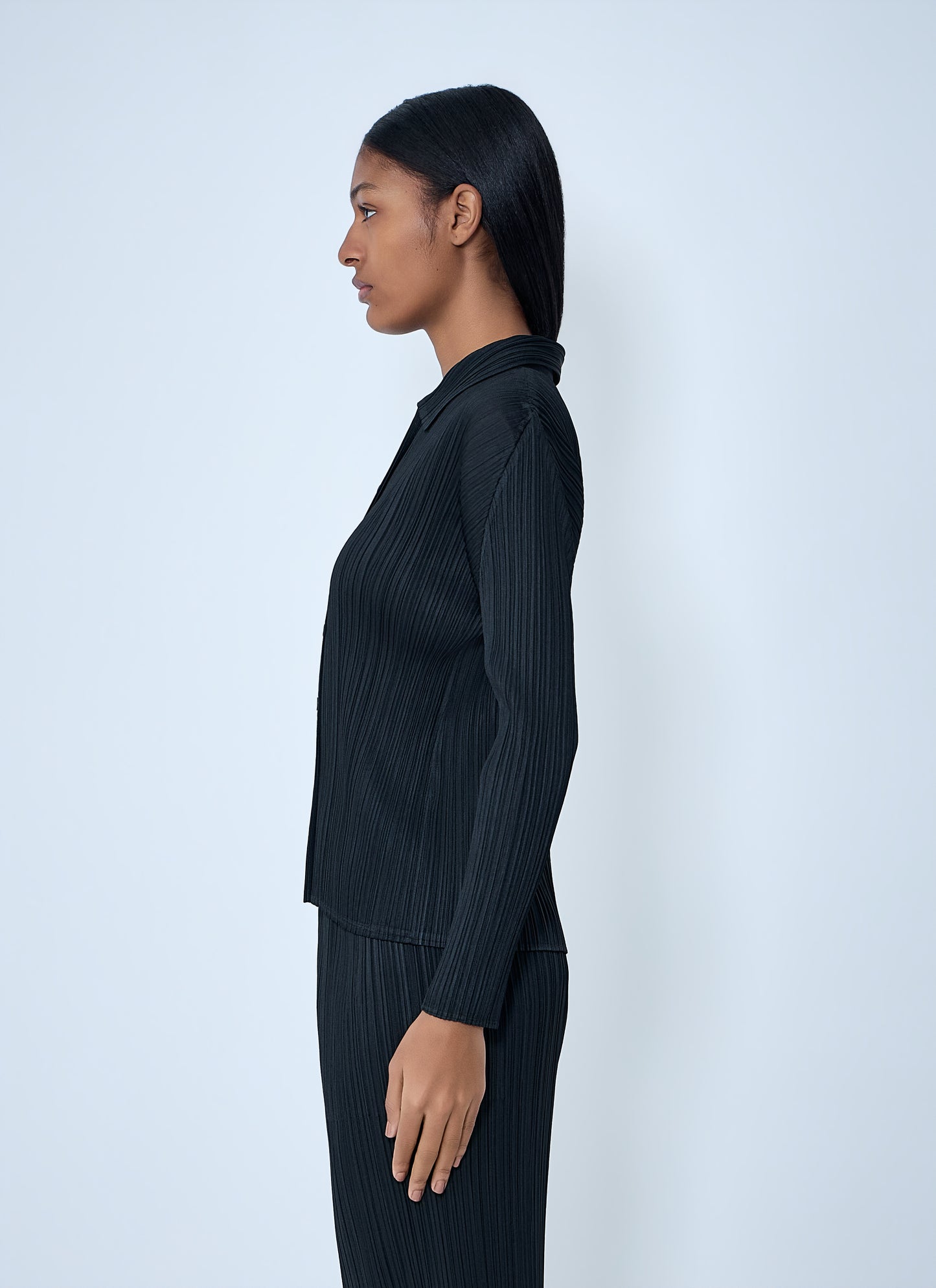 Pleats Please Issey Miyake Women Pleated Button-Down Shirt PLEATS PLEASE ISSEY MIYAKE