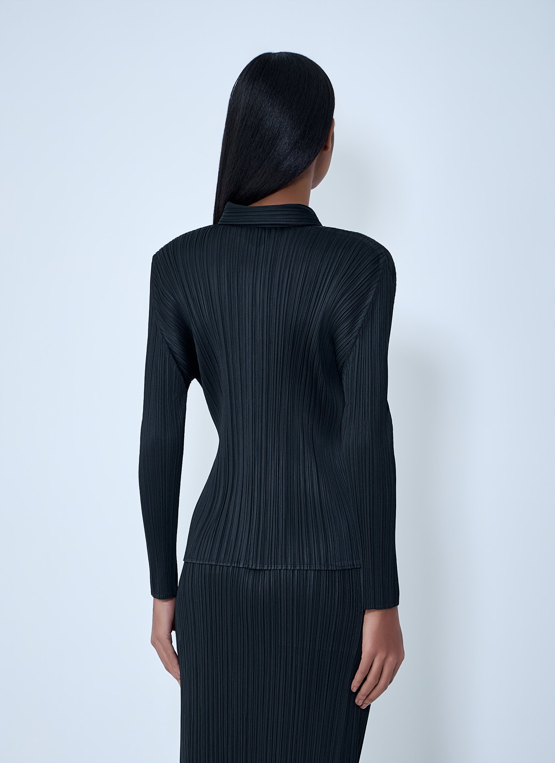 Pleats Please Issey Miyake Women Pleated Button-Down Shirt PLEATS PLEASE ISSEY MIYAKE