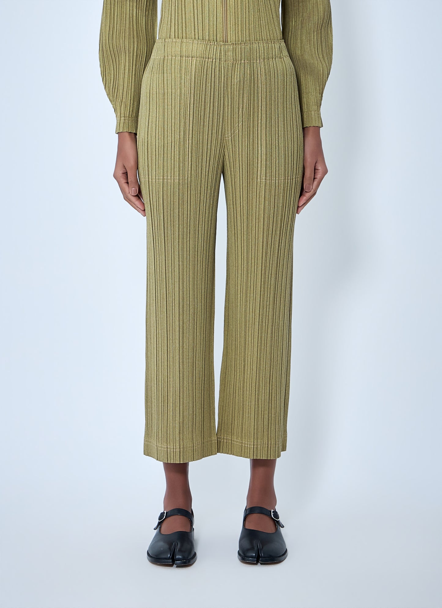 Pleats Please Issey Miyake Women Ribbed Knit Pants PLEATS PLEASE ISSEY MIYAKE