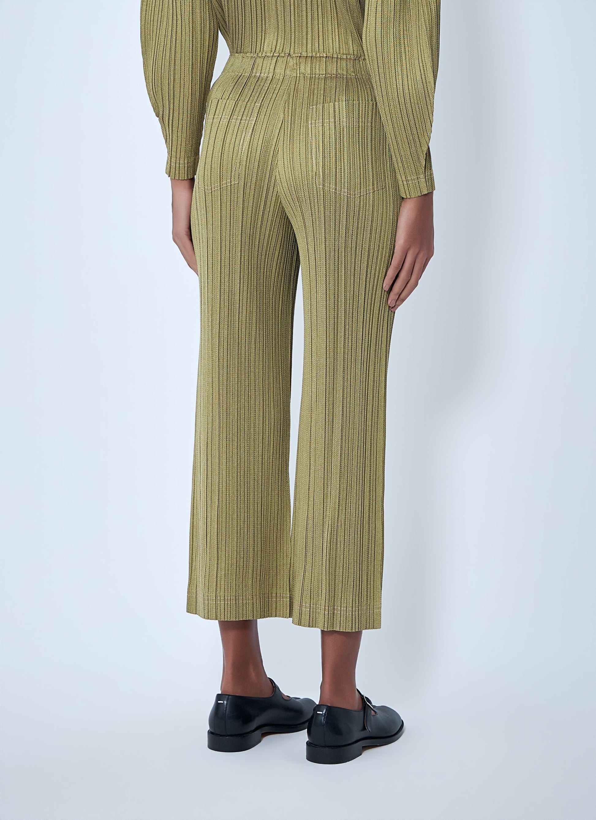 Pleats Please Issey Miyake Women Ribbed Knit Pants PLEATS PLEASE ISSEY MIYAKE