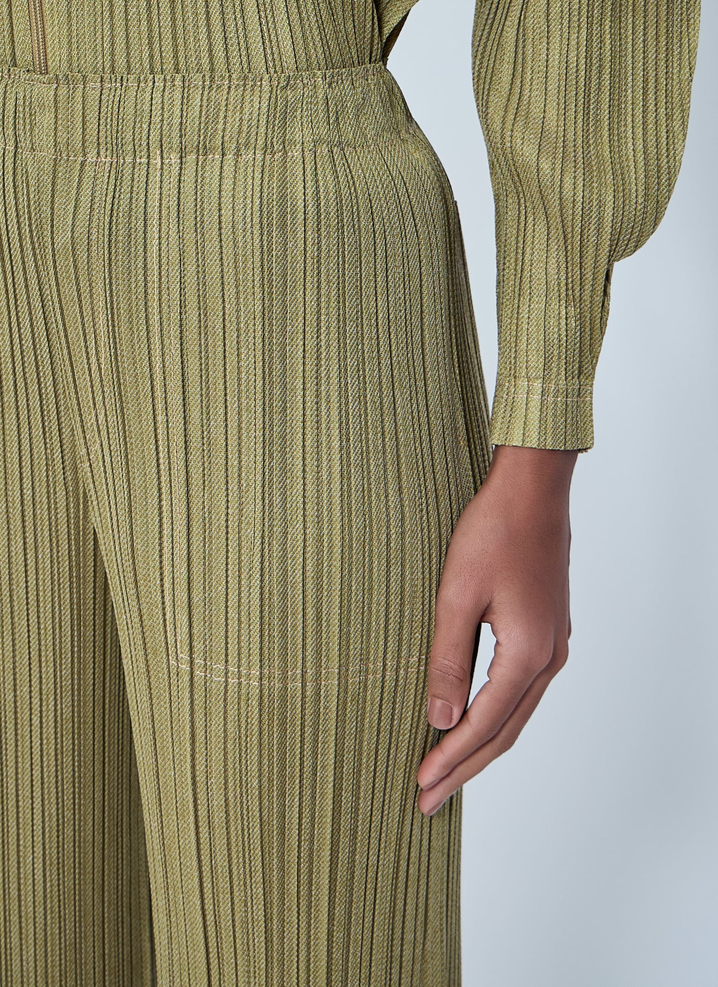 Pleats Please Issey Miyake Women Ribbed Knit Pants PLEATS PLEASE ISSEY MIYAKE