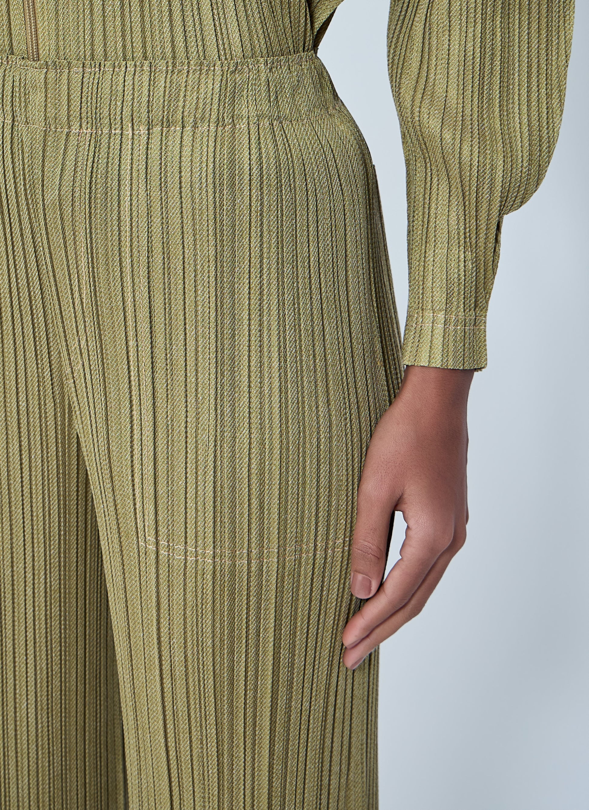 Pleats Please Issey Miyake Women Ribbed Knit Pants PLEATS PLEASE ISSEY MIYAKE
