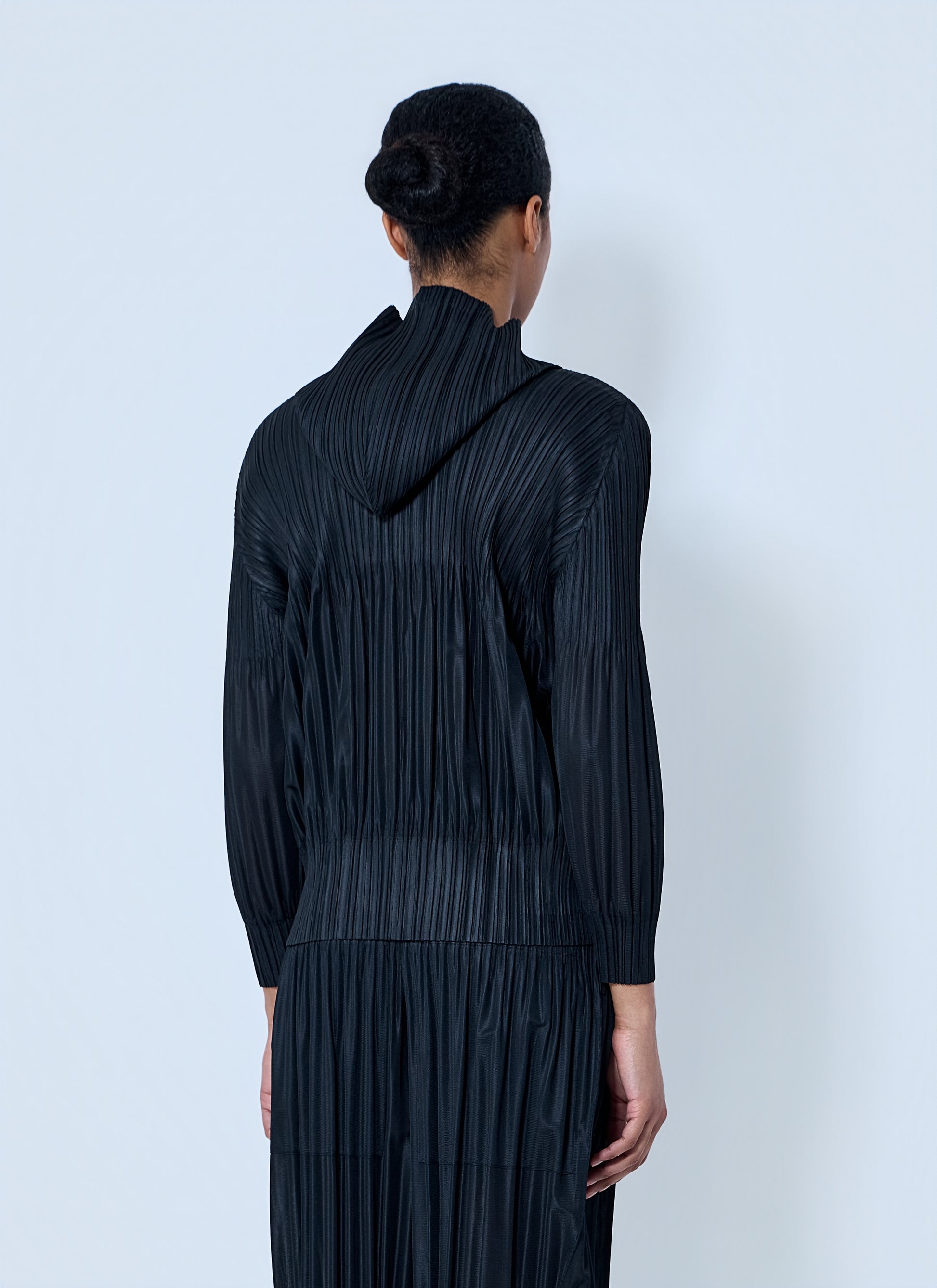 Pleats Please Issey Miyake Women Pleated Zip-Up Jacket PLEATS PLEASE ISSEY MIYAKE