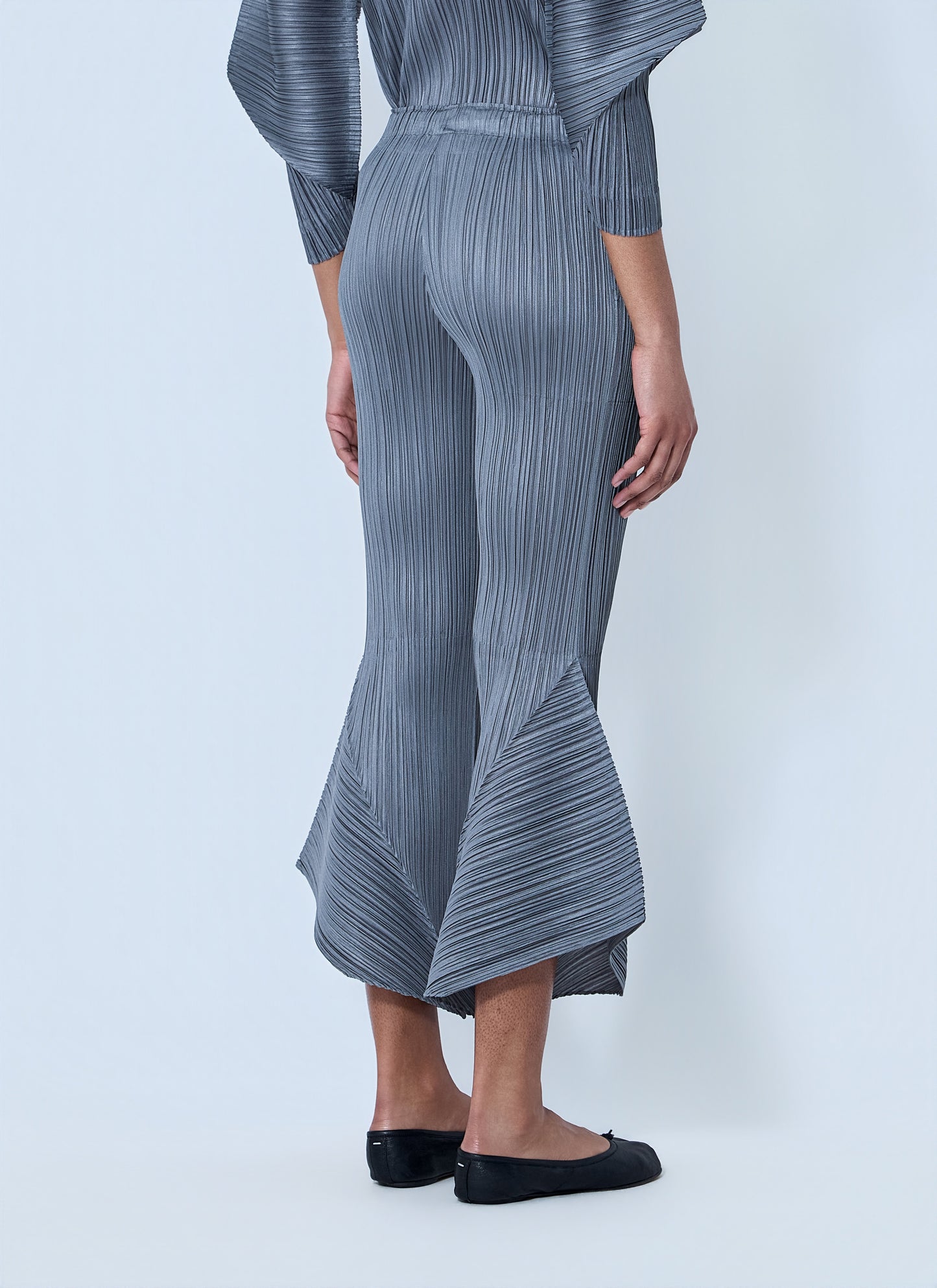 Pleats Please Issey Miyake Women Pleated Flared Trousers PLEATS PLEASE ISSEY MIYAKE