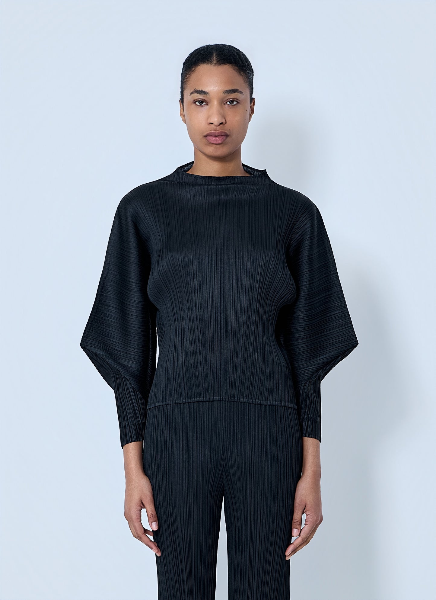 Pleats Please Issey Miyake Women Pleated Knit Top PLEATS PLEASE ISSEY MIYAKE