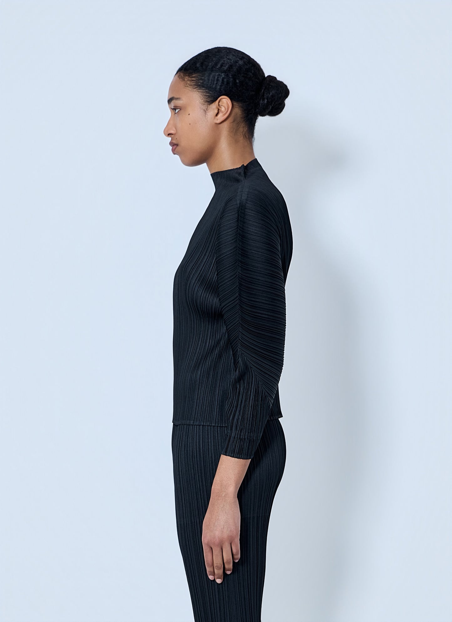 Pleats Please Issey Miyake Women Pleated Knit Top PLEATS PLEASE ISSEY MIYAKE