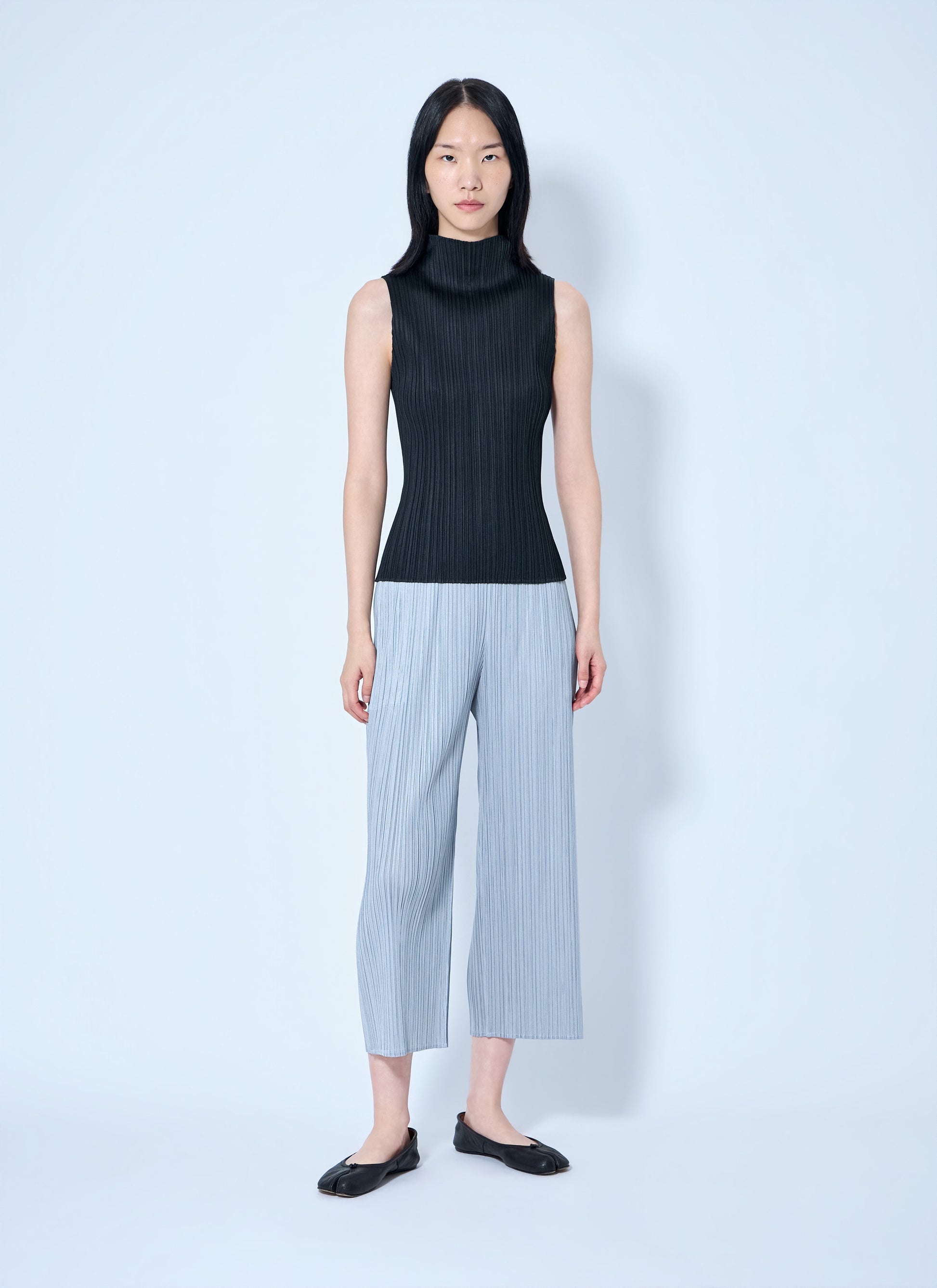 Pleats Please Issey Miyake Women Pleated Wide-Leg Trousers PLEATS PLEASE ISSEY MIYAKE