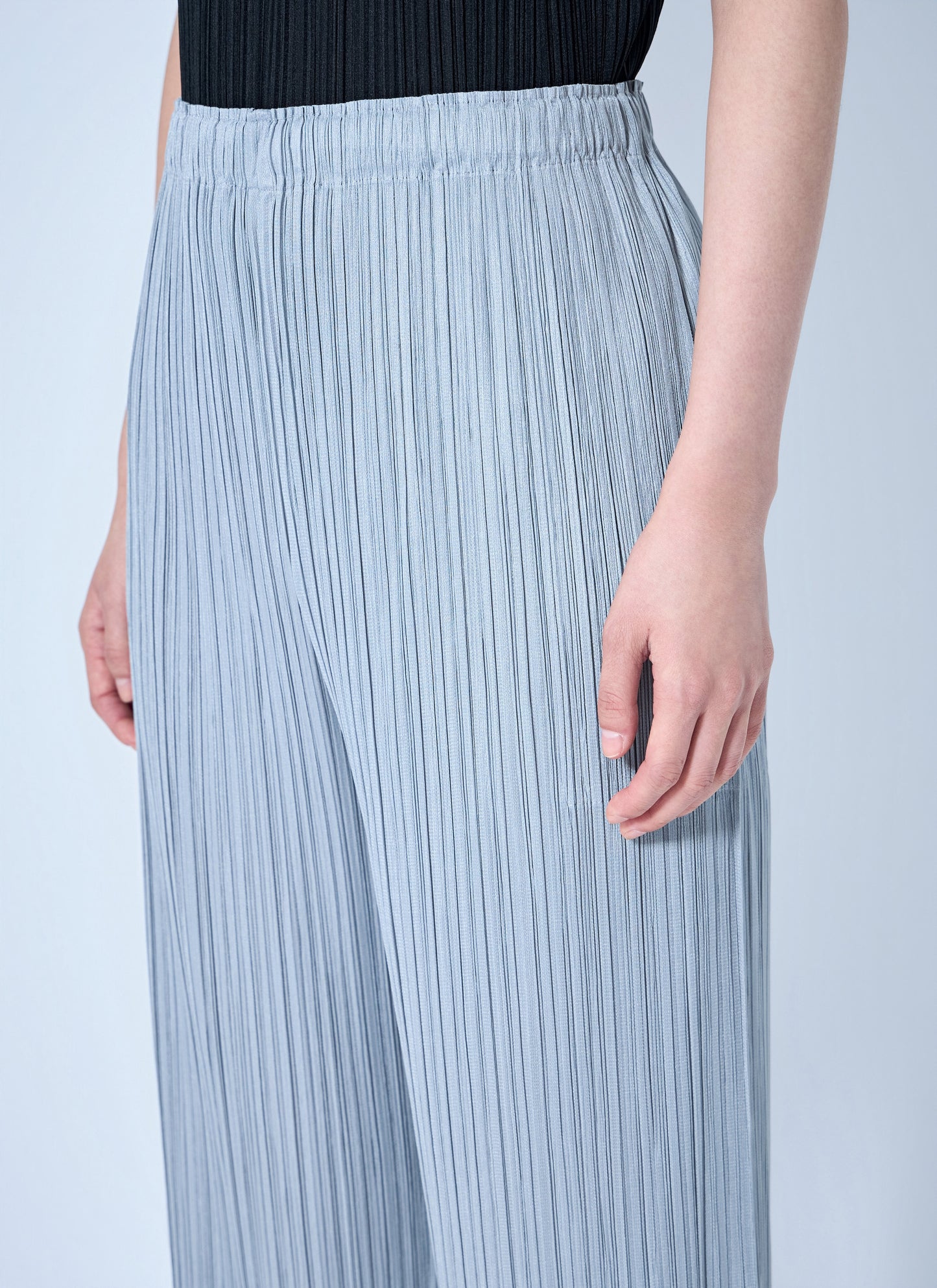 Pleats Please Issey Miyake Women Pleated Wide-Leg Trousers PLEATS PLEASE ISSEY MIYAKE
