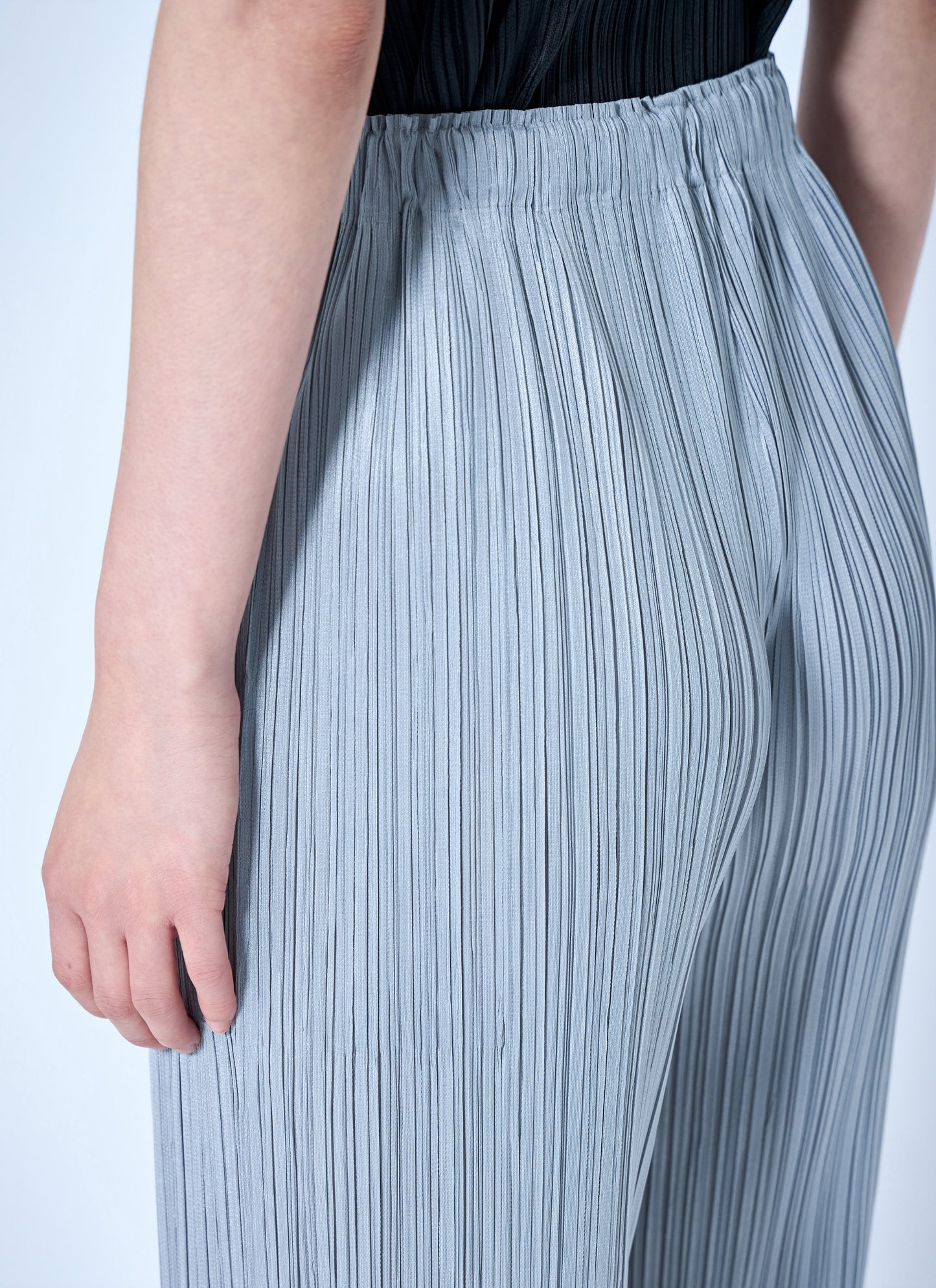 Pleats Please Issey Miyake Women Pleated Wide-Leg Trousers PLEATS PLEASE ISSEY MIYAKE