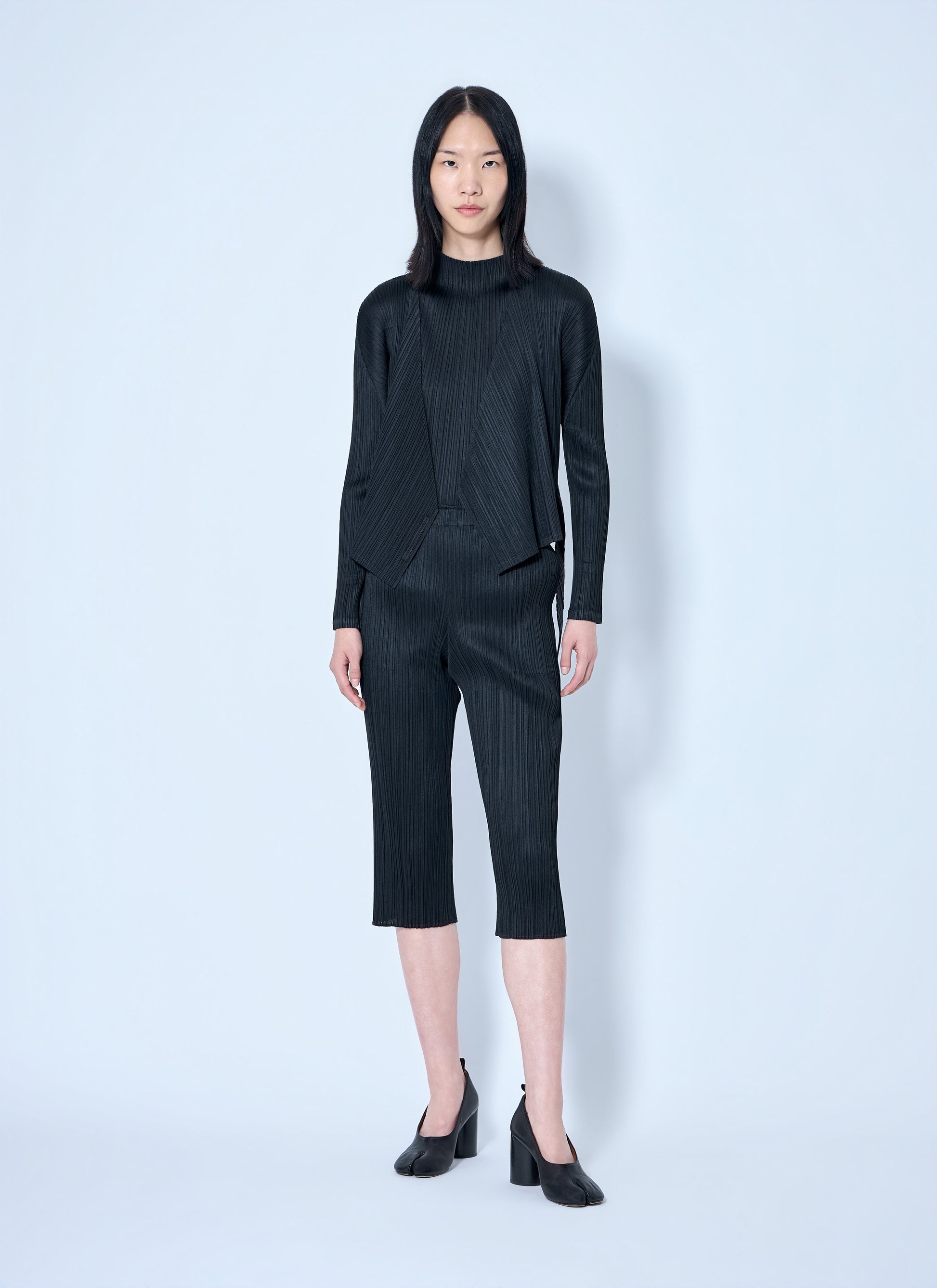 Pleats Please Issey Miyake Women Pleated Wrap Top PLEATS PLEASE ISSEY MIYAKE