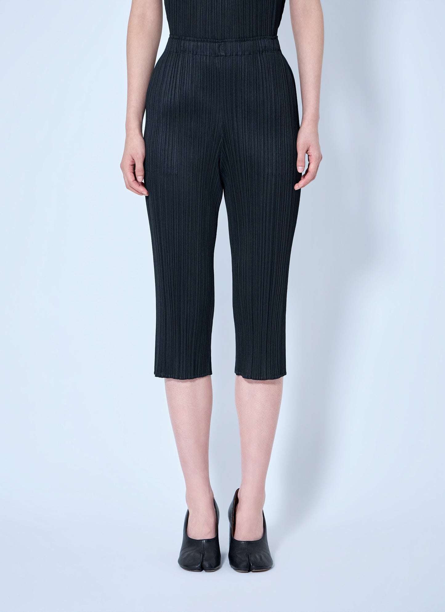 Pleats Please Issey Miyake Women Pleated Cropped Trousers PLEATS PLEASE ISSEY MIYAKE