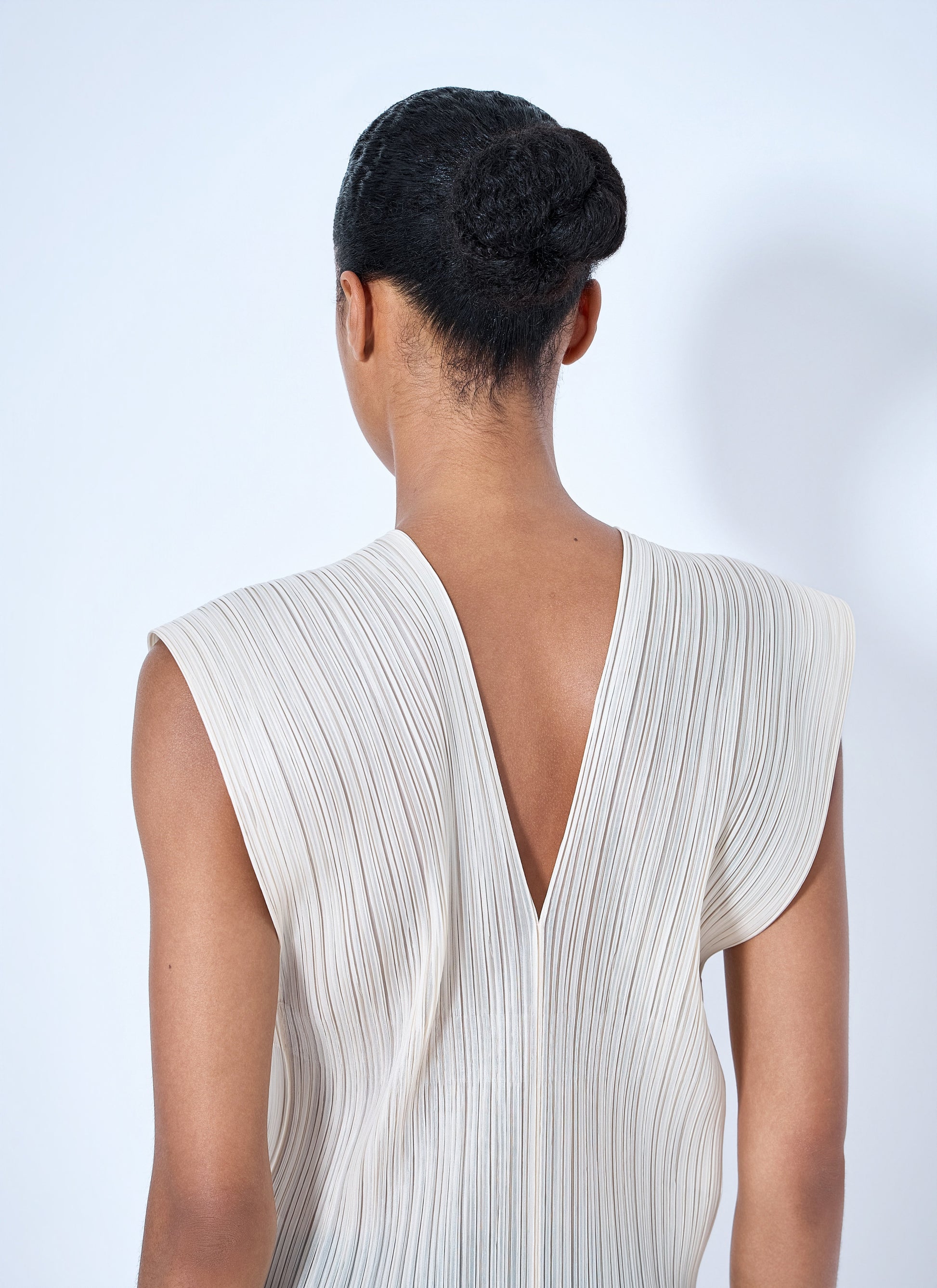 Pleats Please Issey Miyake Women Sleeveless Pleated Tunic PLEATS PLEASE ISSEY MIYAKE