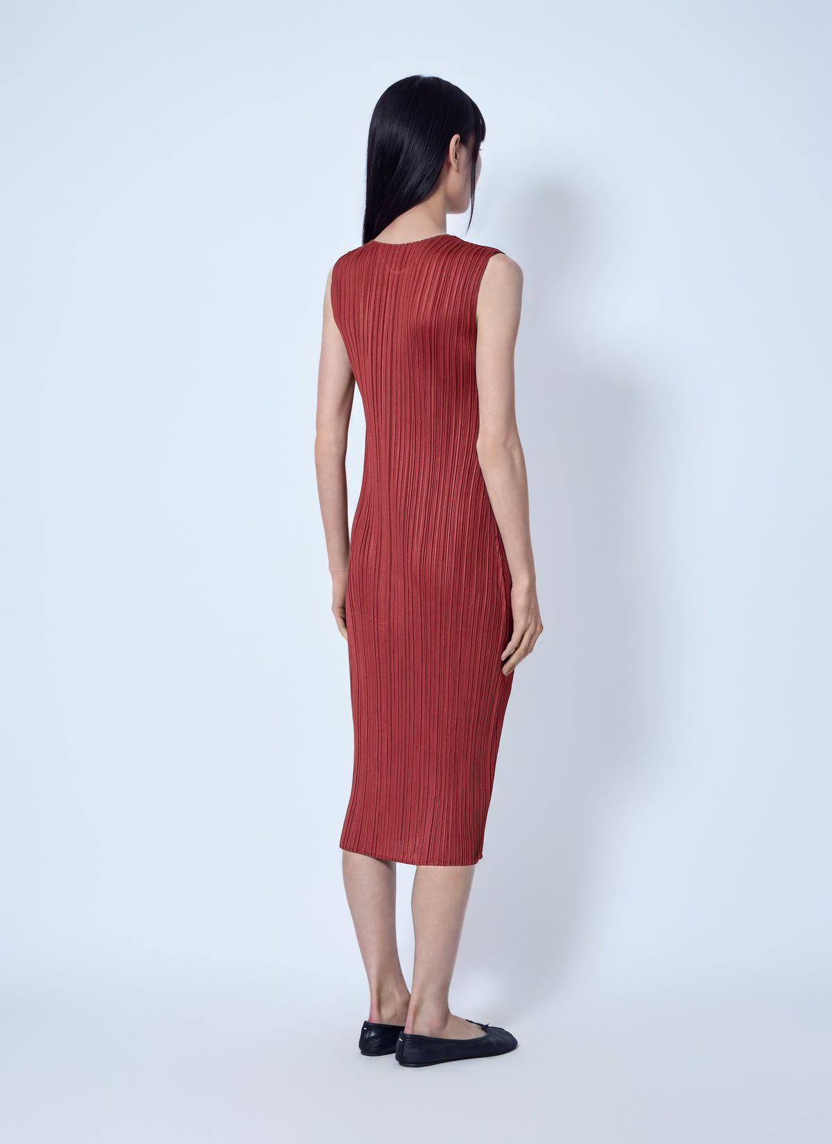 Pleats Please Issey Miyake Women September Pleated Midi Dress PLEATS PLEASE ISSEY MIYAKE