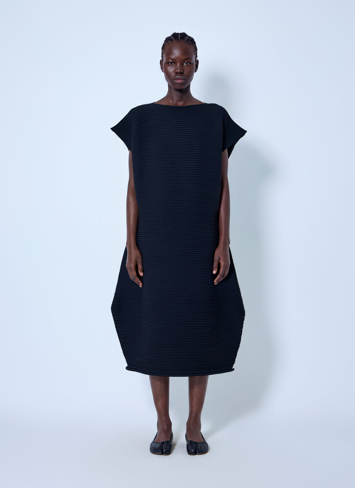 Pleats Please Issey Miyake Women Zig Zag Knit Dress PLEATS PLEASE ISSEY MIYAKE
