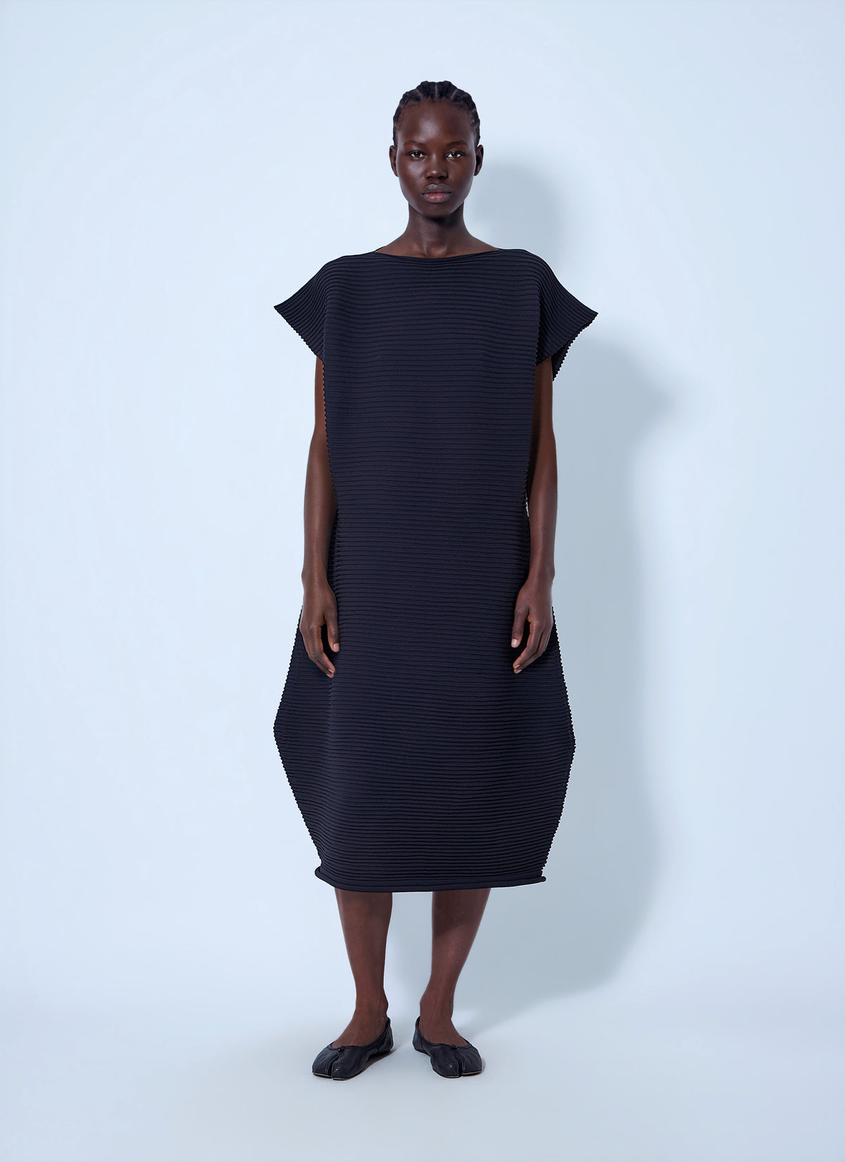 Pleats Please Issey Miyake Women Zig Zag Knit Dress PLEATS PLEASE ISSEY MIYAKE
