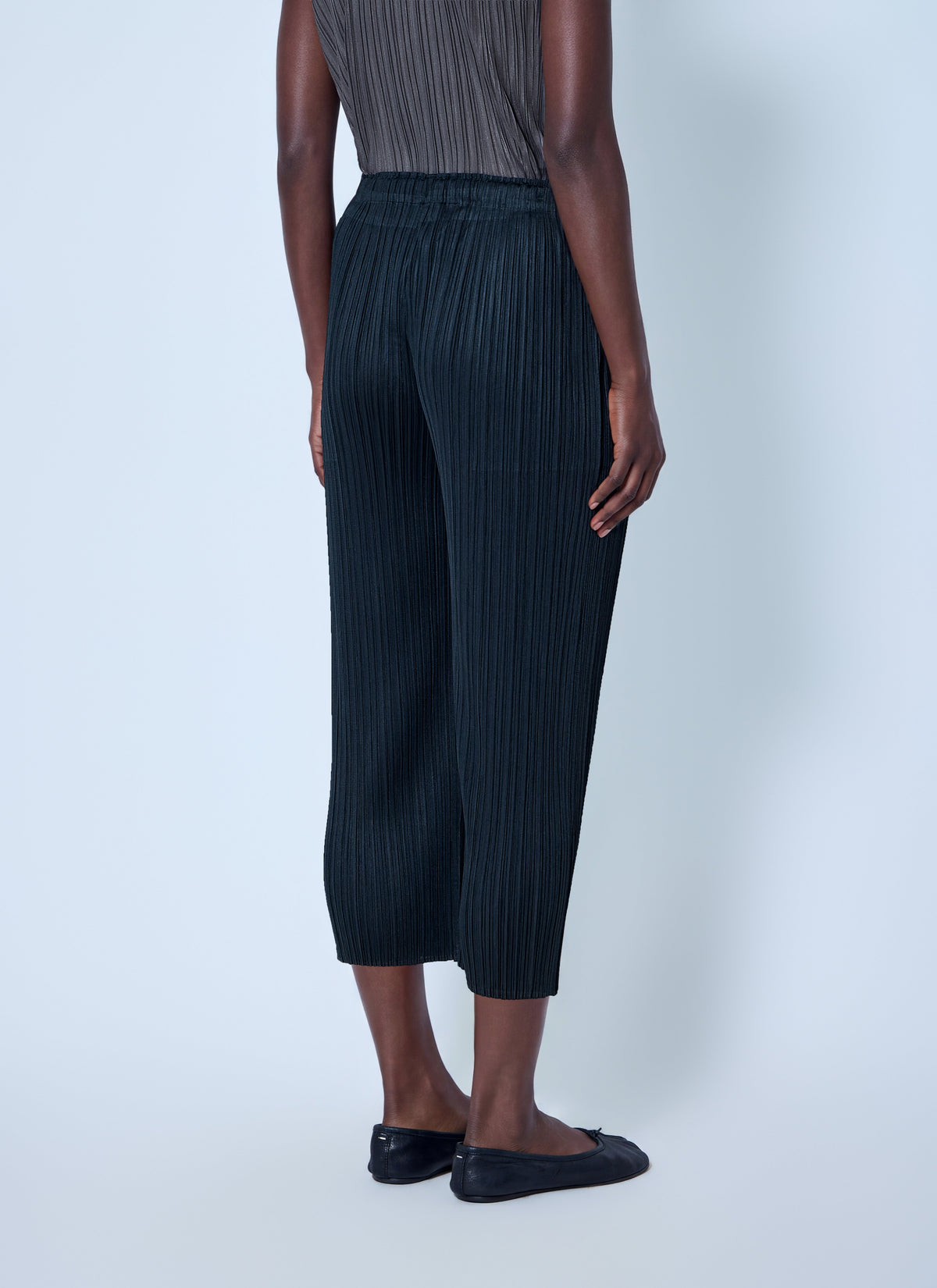 Pleats Please Issey Miyake Women Pleated Cropped Trousers PLEATS PLEASE ISSEY MIYAKE