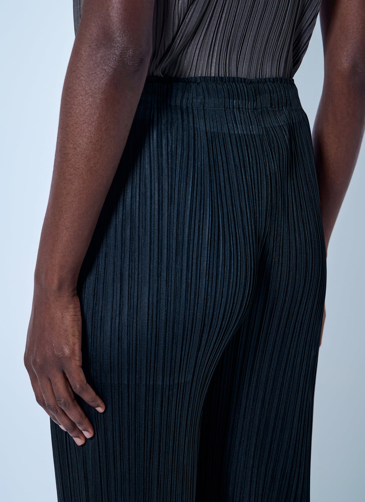 Pleats Please Issey Miyake Women Pleated Cropped Trousers PLEATS PLEASE ISSEY MIYAKE