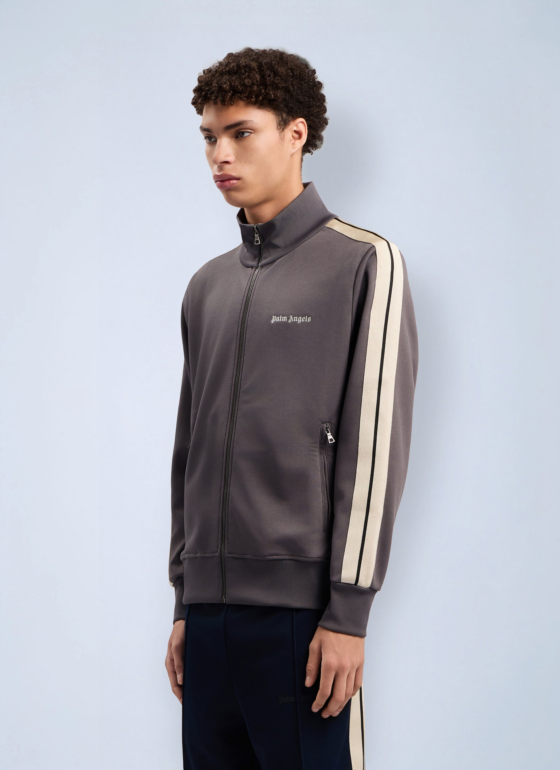 Palm Angels Men Classic Logo Track Jacket PALM ANGELS