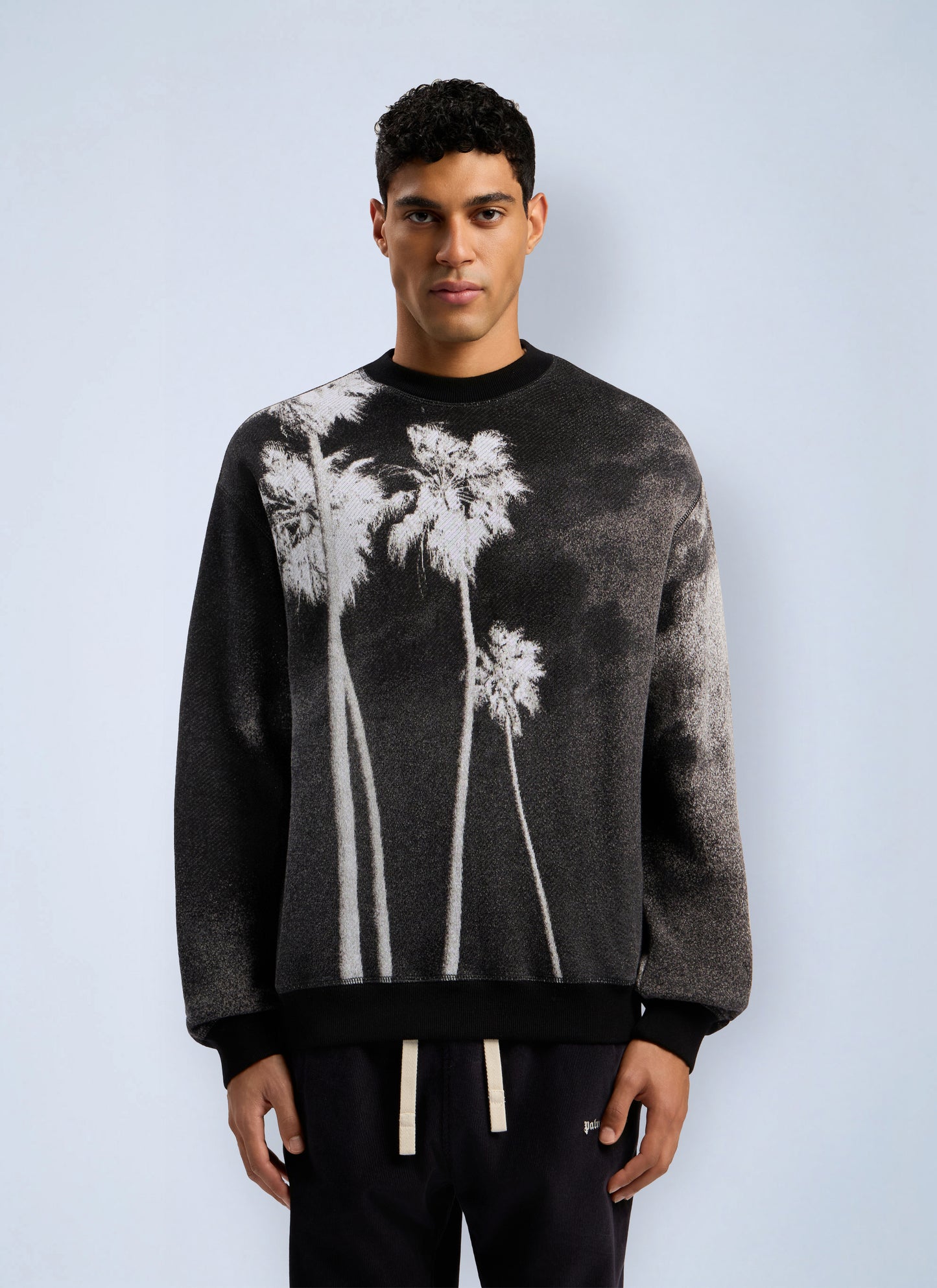 Palm Angels Men Decoding Palm Culture Sweater PALM ANGELS