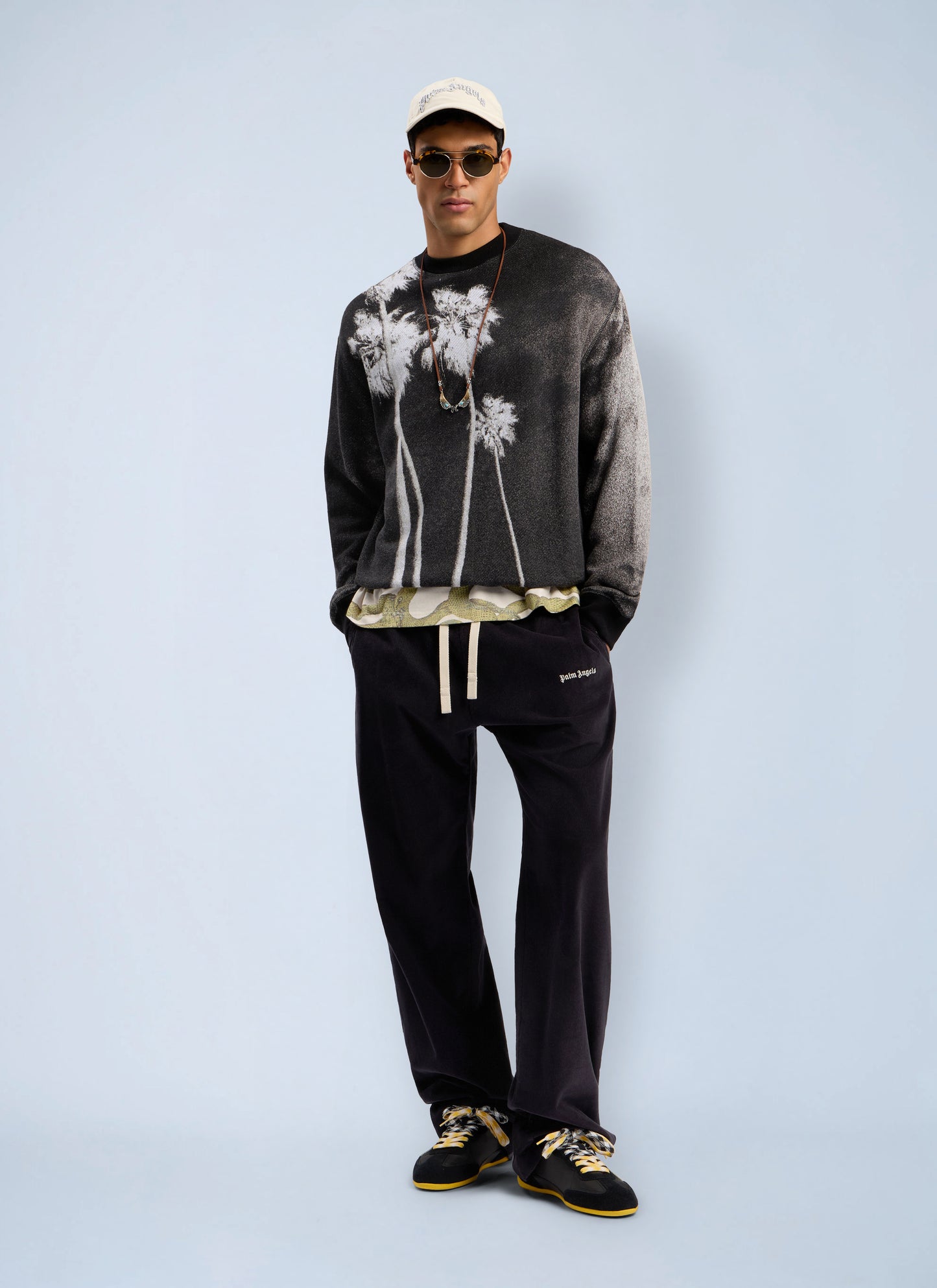 Palm Angels Men Decoding Palm Culture Sweater PALM ANGELS
