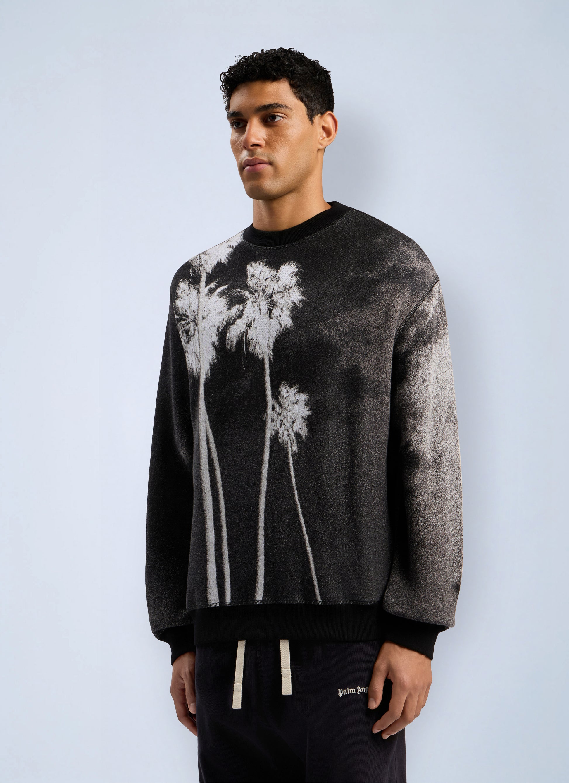 Palm Angels Men Decoding Palm Culture Sweater PALM ANGELS