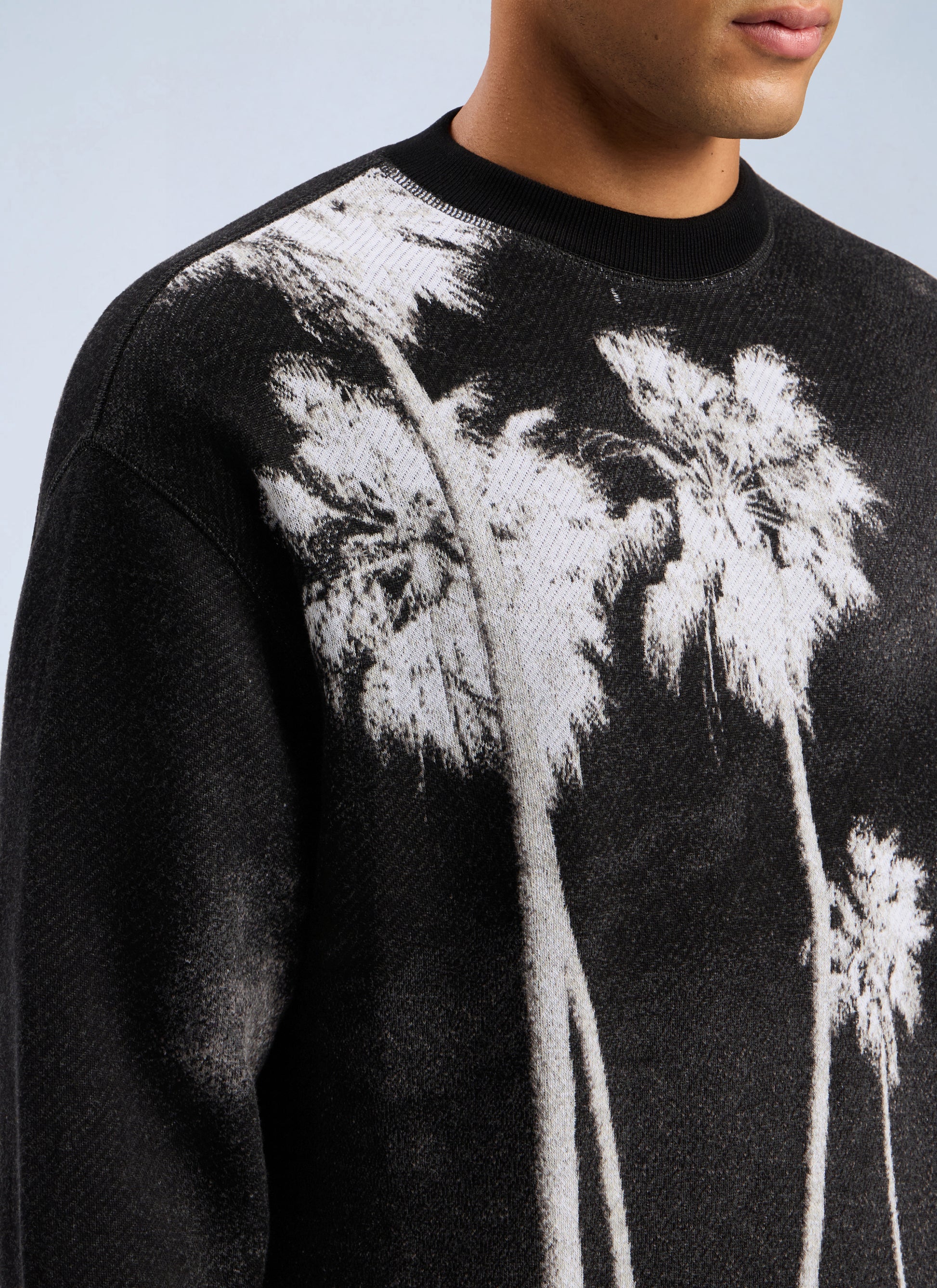 Palm Angels Men Decoding Palm Culture Sweater PALM ANGELS