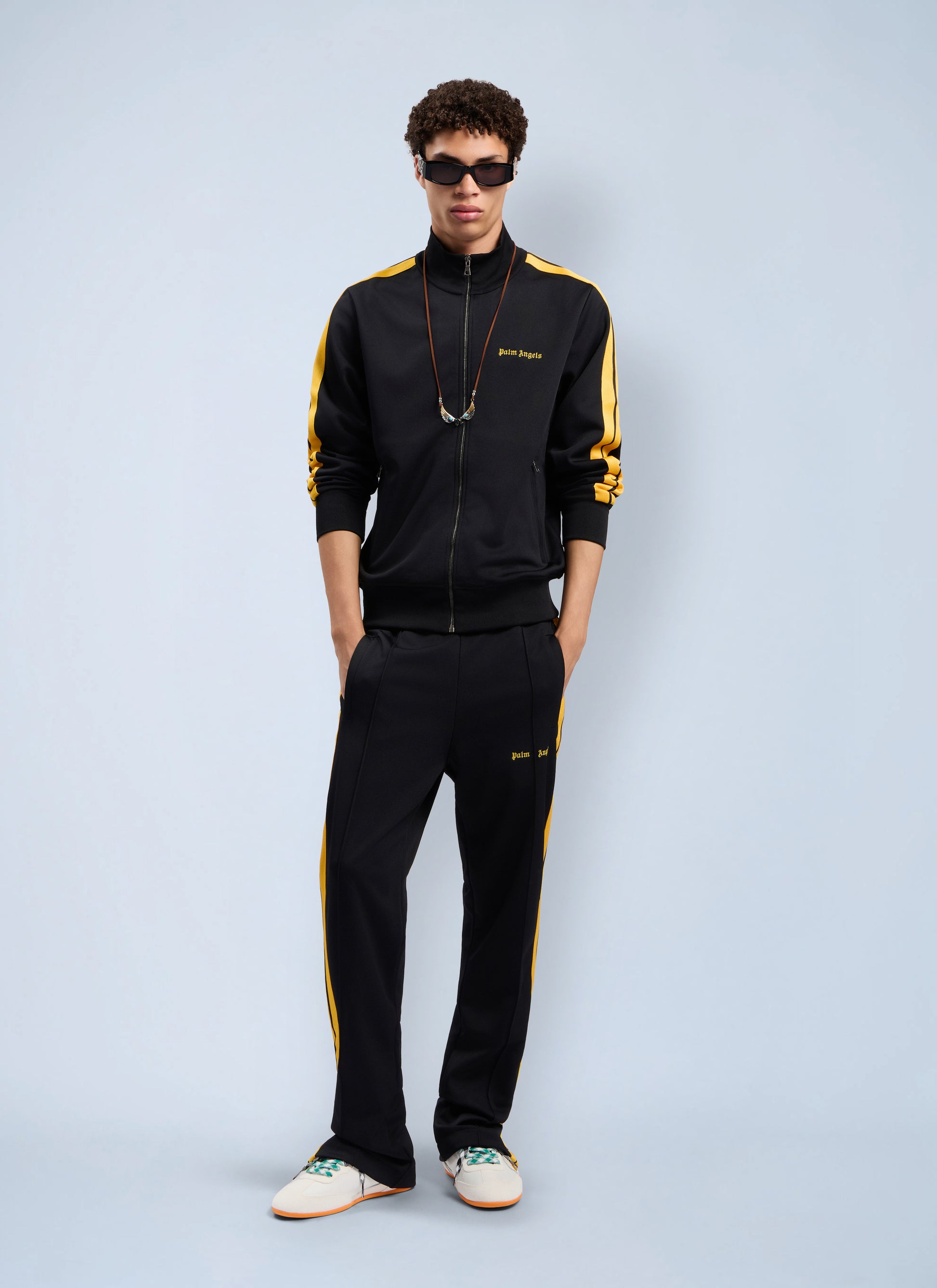 Palm Angels Men Classic Logo Track Jacket PALM ANGELS