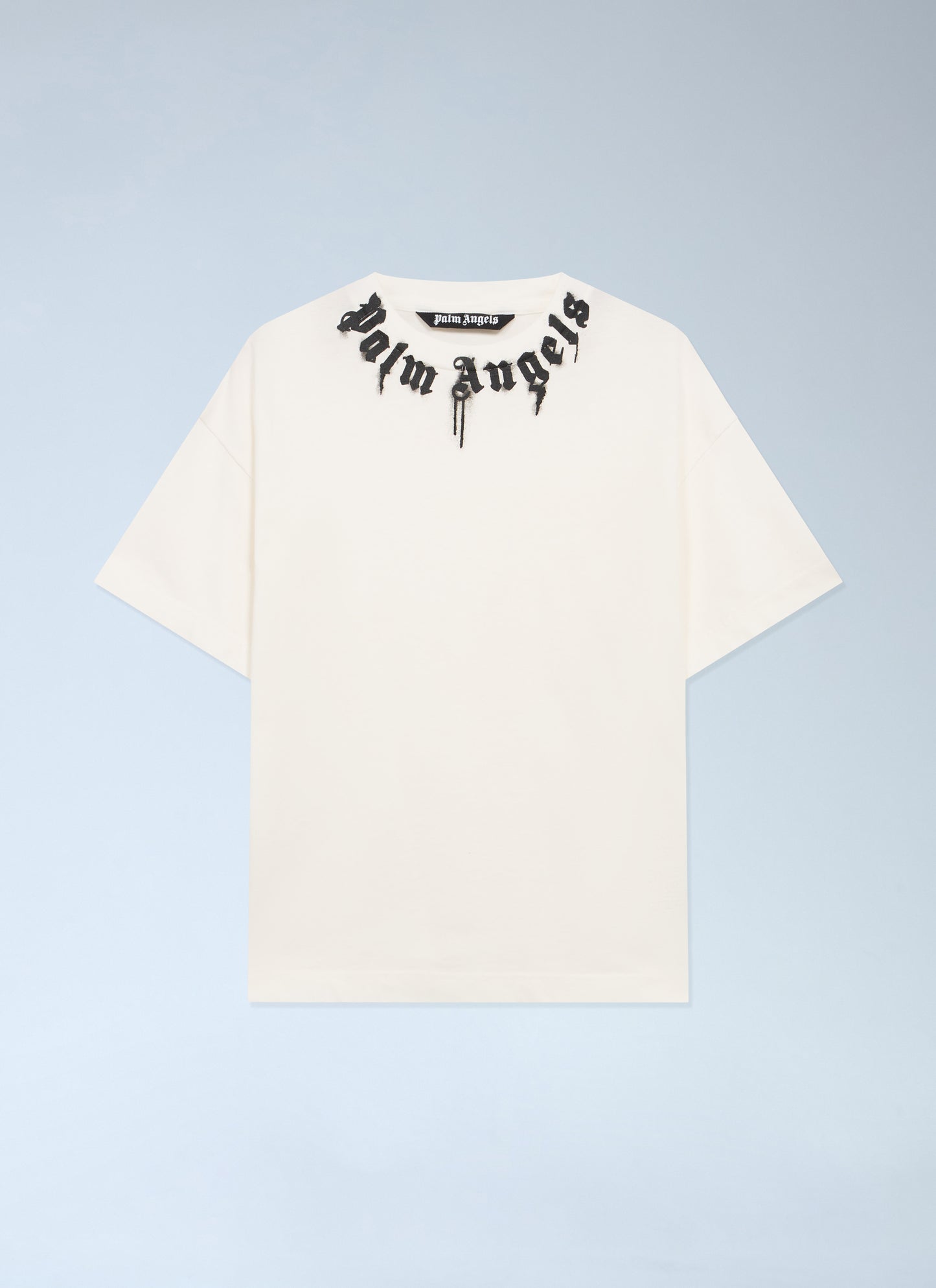 Palm Angels Men Curved Logo T-Shirt PALM ANGELS