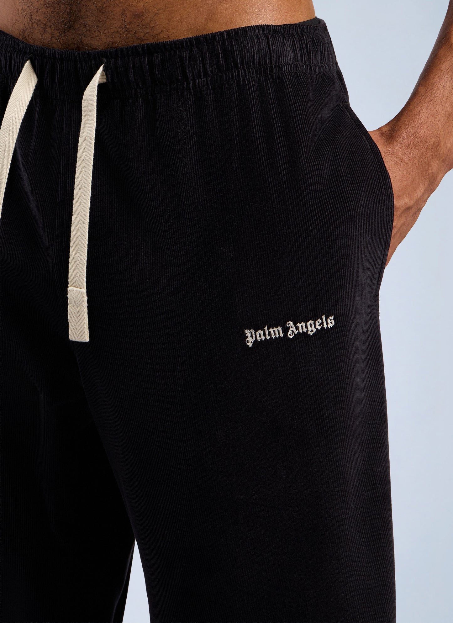 Palm Angels Men Classic Logo Cord Travel Pants PALM ANGELS