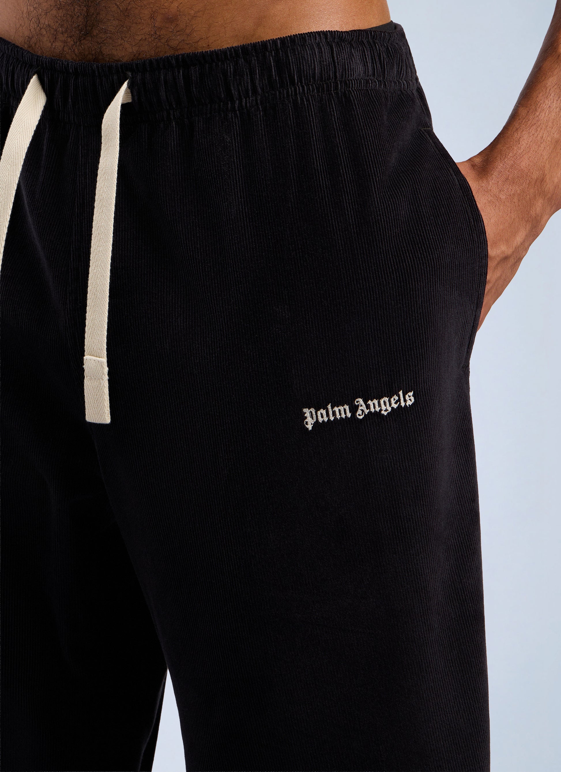 Palm Angels Men Classic Logo Cord Travel Pants PALM ANGELS