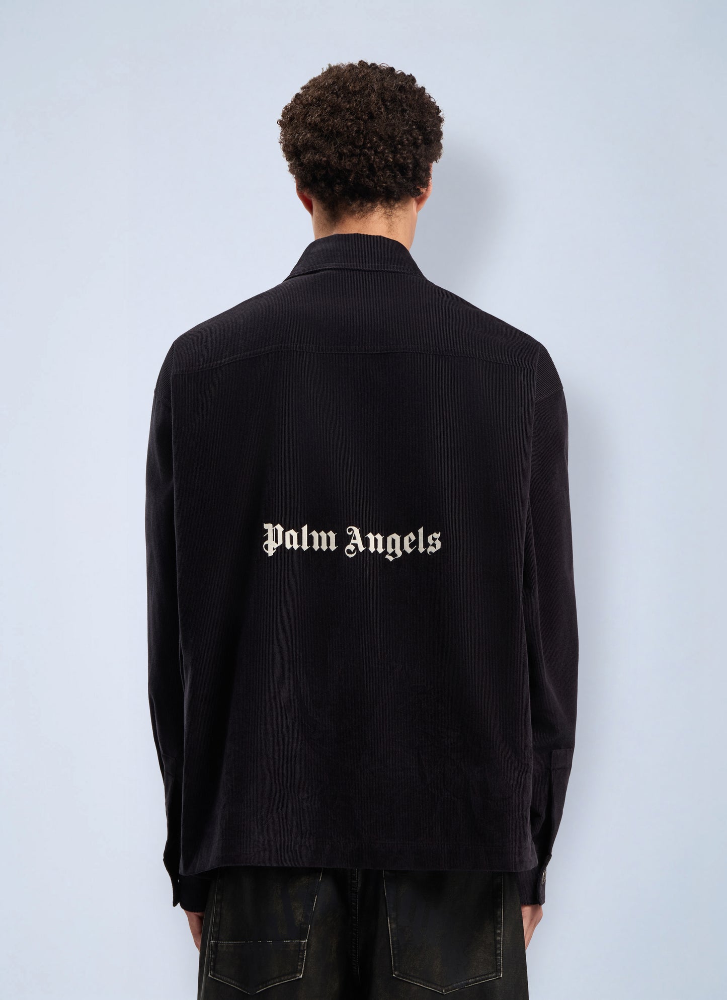 Palm Angels Men Classic Logo Corduroy Overshirt PALM ANGELS