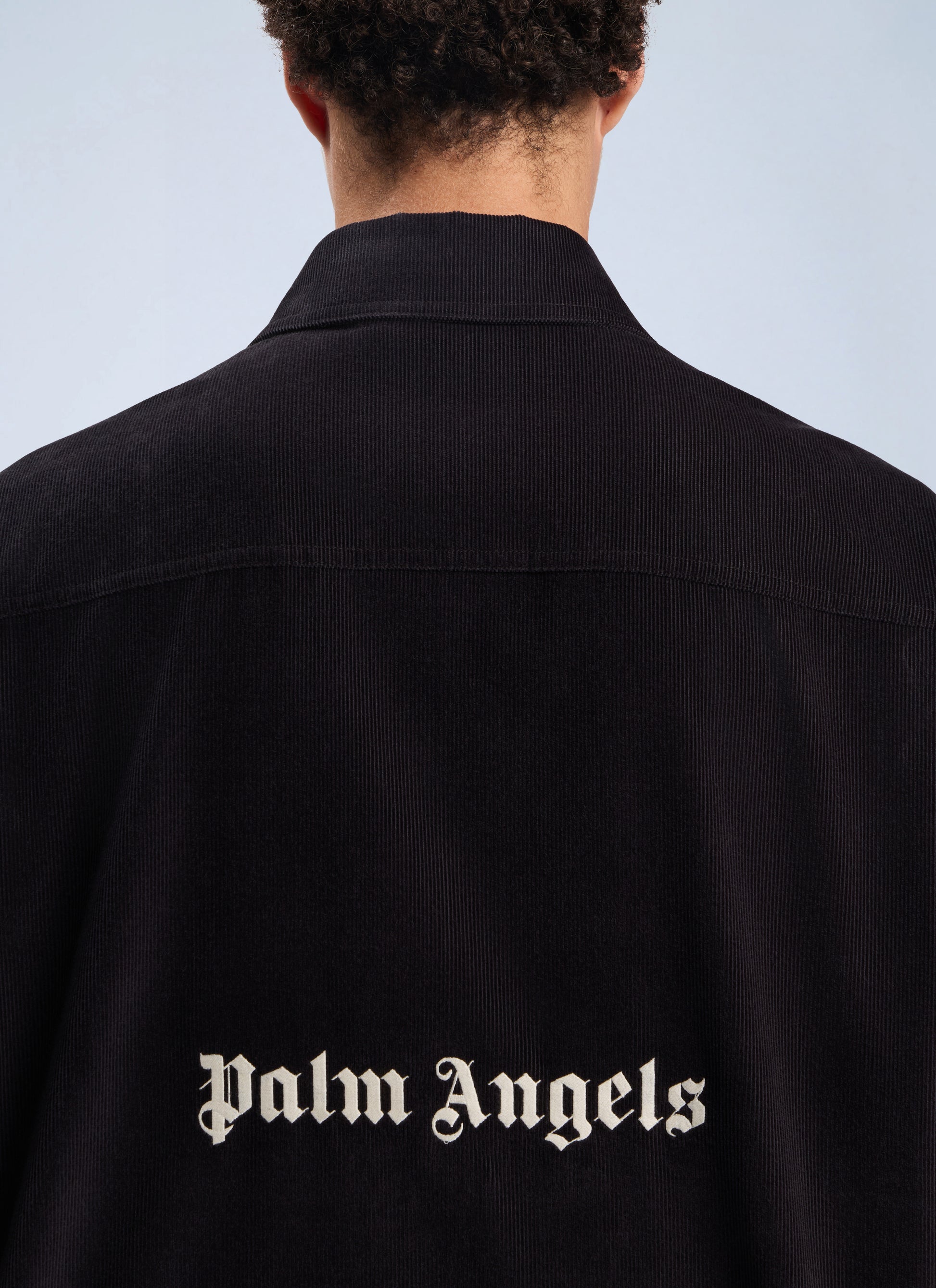 Palm Angels Men Classic Logo Corduroy Overshirt PALM ANGELS